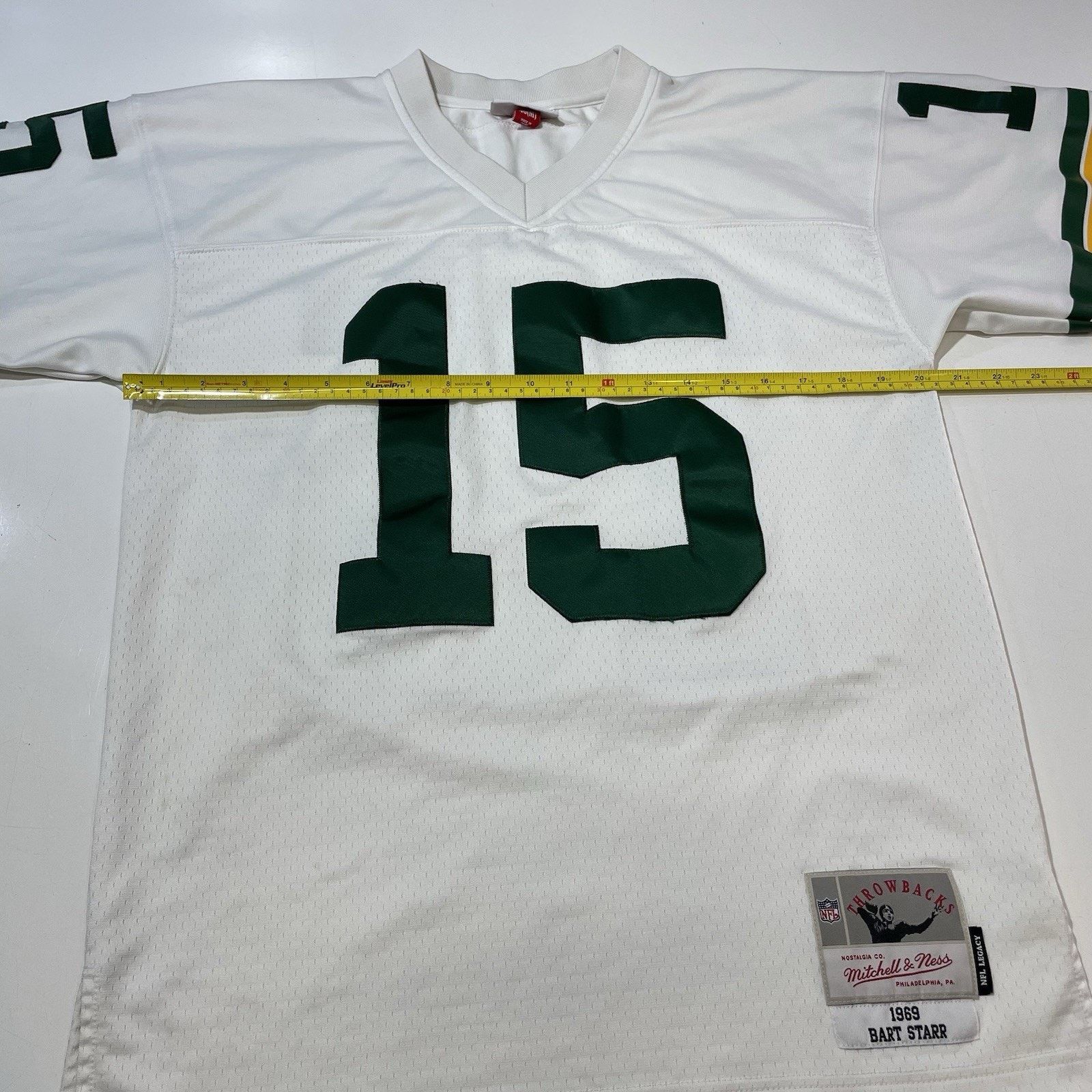 Mitchell & Ness Bart Starr Mitchell And Ness Throwback NFL Packers Jersey Size US M / EU 48-50 / 2 - 6 Thumbnail