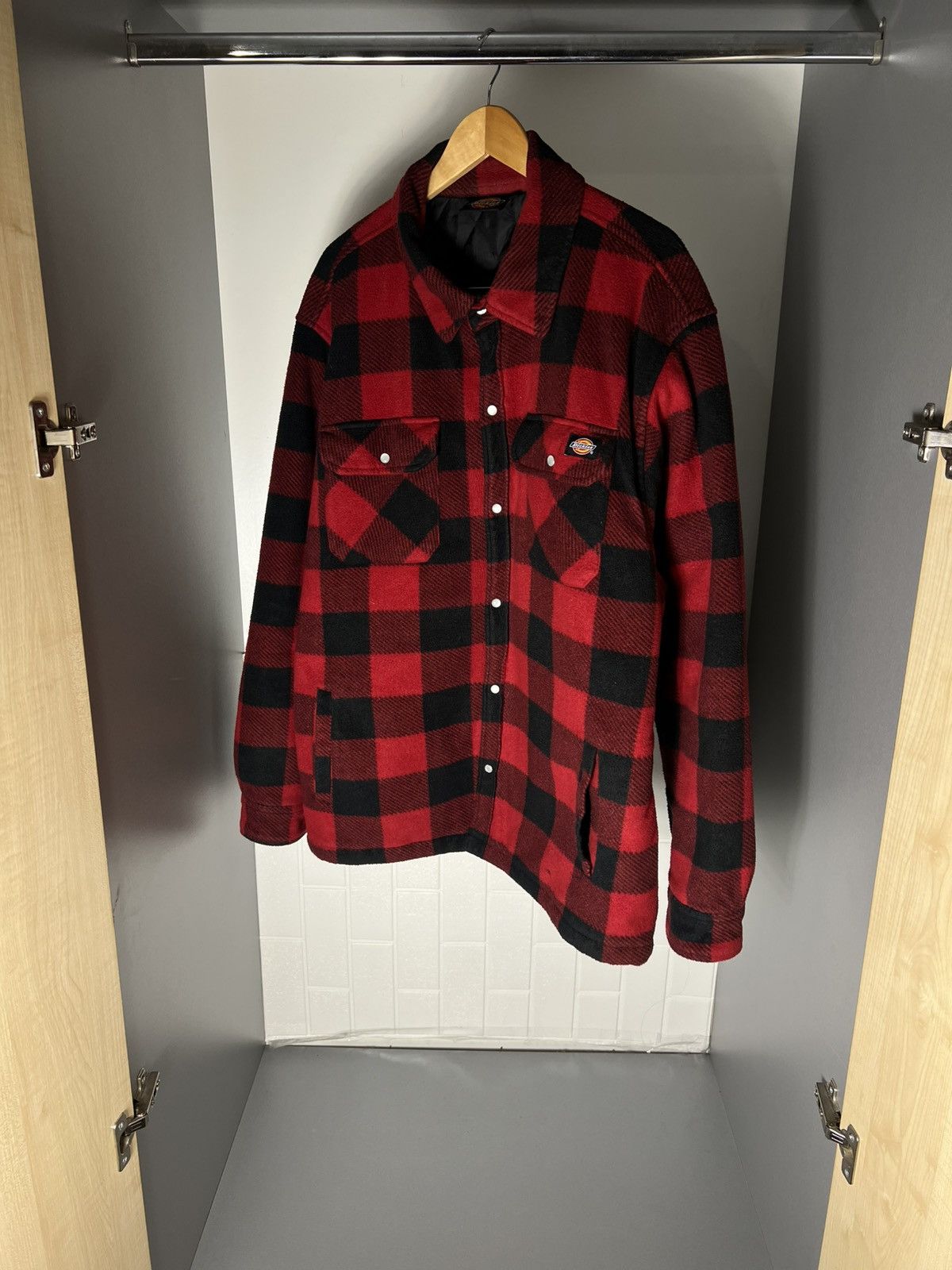 Dickies VINTAGE DICKIES FLANNEL SHERPA JACKET CASUAL DESIGNER 90s Size US XXL / EU 58 / 5 - 14 Thumbnail