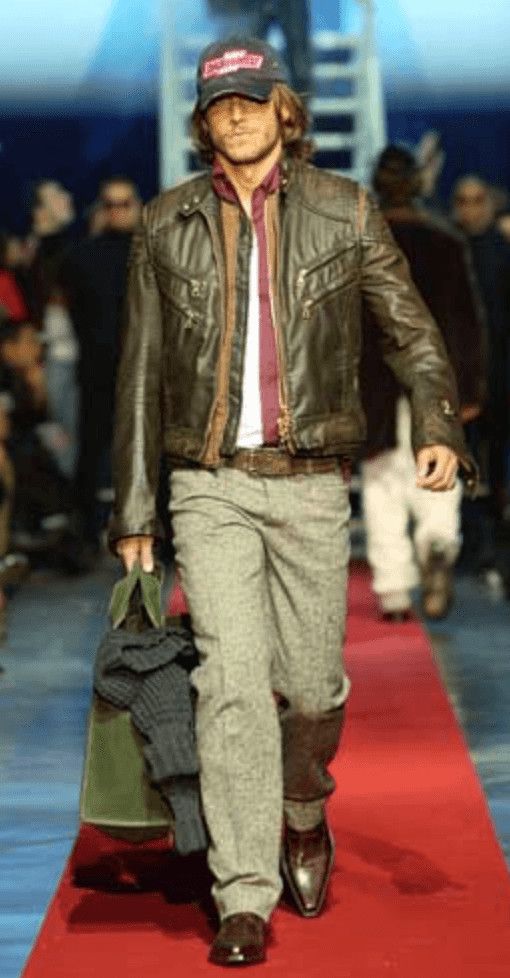 Dsquared2 AW2003 Dsquared2 Biker 2-in-1 Leather Jacket Size US M / EU 48-50 / 2 - 2 Thumbnail
