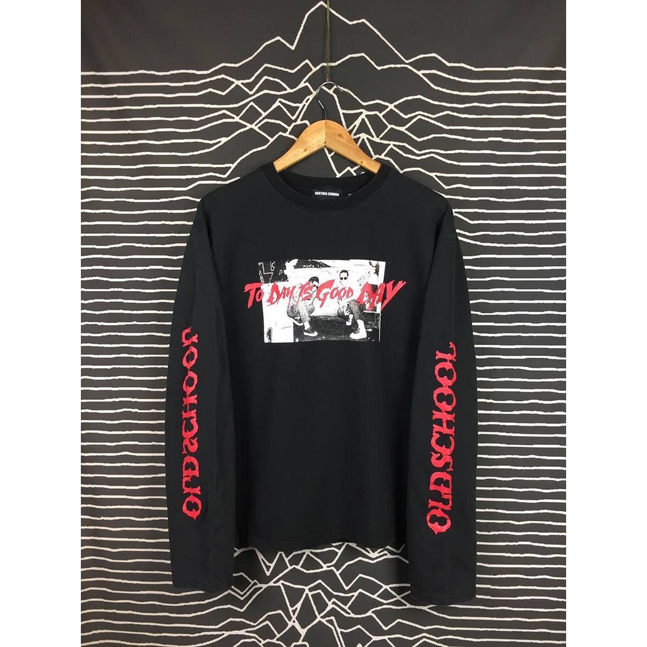 Vintage Shethiscomma To Day Is Good Day Longsleeve Tee Size US L / EU 52-54 / 3 - 3 Thumbnail
