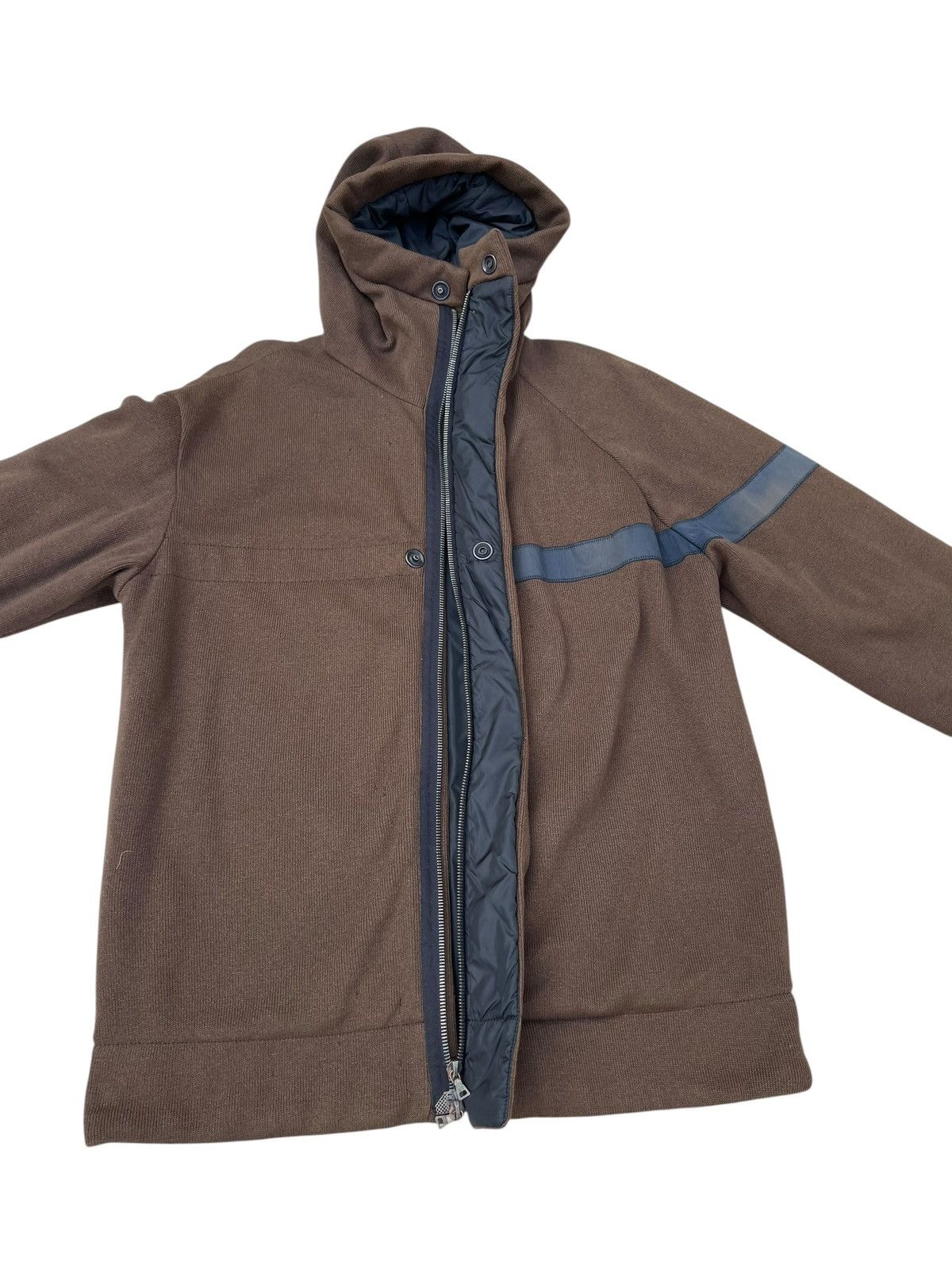 Prada PRADA Made in Italy High Neck Hoodie Bomber Zipper Size US L / EU 52-54 / 3 - 12 Thumbnail