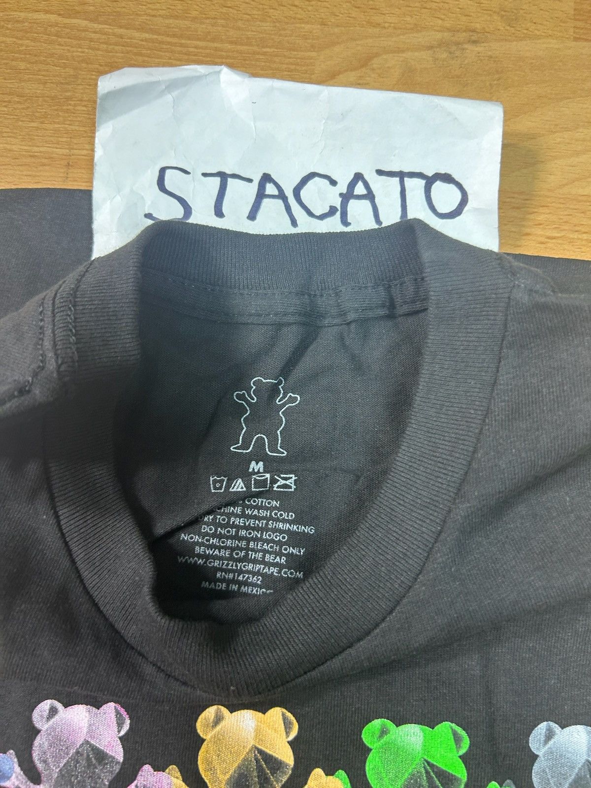 Grizzly Griptape × Rap Tees Grizzly Griptape Bear Tee Black Size US M / EU 48-50 / 2 - 5 Thumbnail