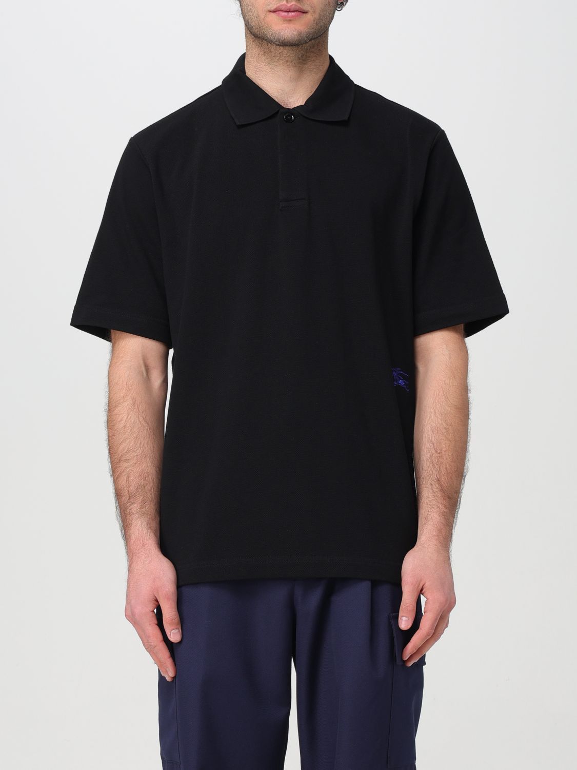 image of Burberry Polo Shirt Men Black (Size XL)