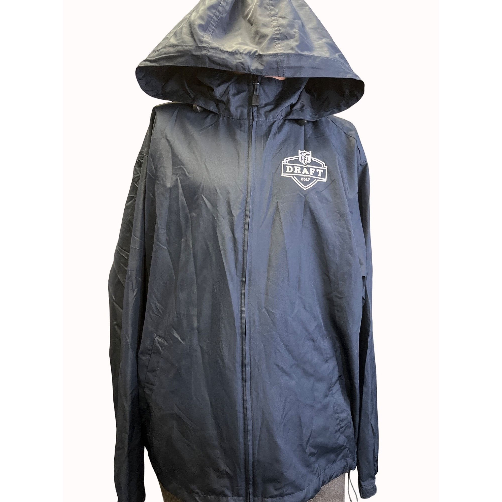 North End North End Men's Navy Blue Windbreaker Jacket Size M SKU 6300 Size US M / EU 48-50 / 2 - 1 Thumbnail