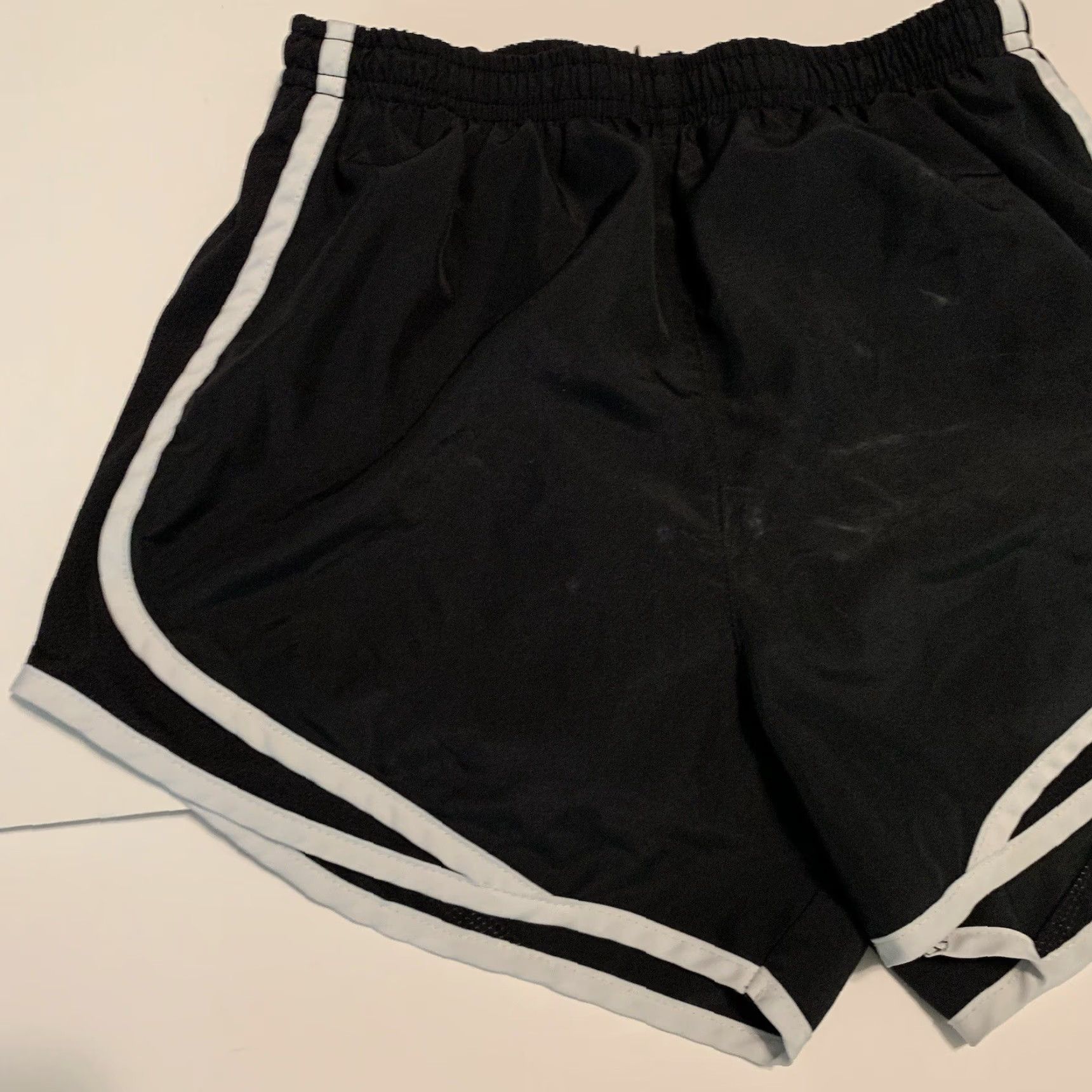 Nike Nike Dri Fit Black Athletic Running Shorts Women’s XS Elastic Drawstring Lined Sport Logo Gym Training Jogging Outdoor Blended Polyester Short Size 26" / US 2 / IT 38 - 3 Thumbnail