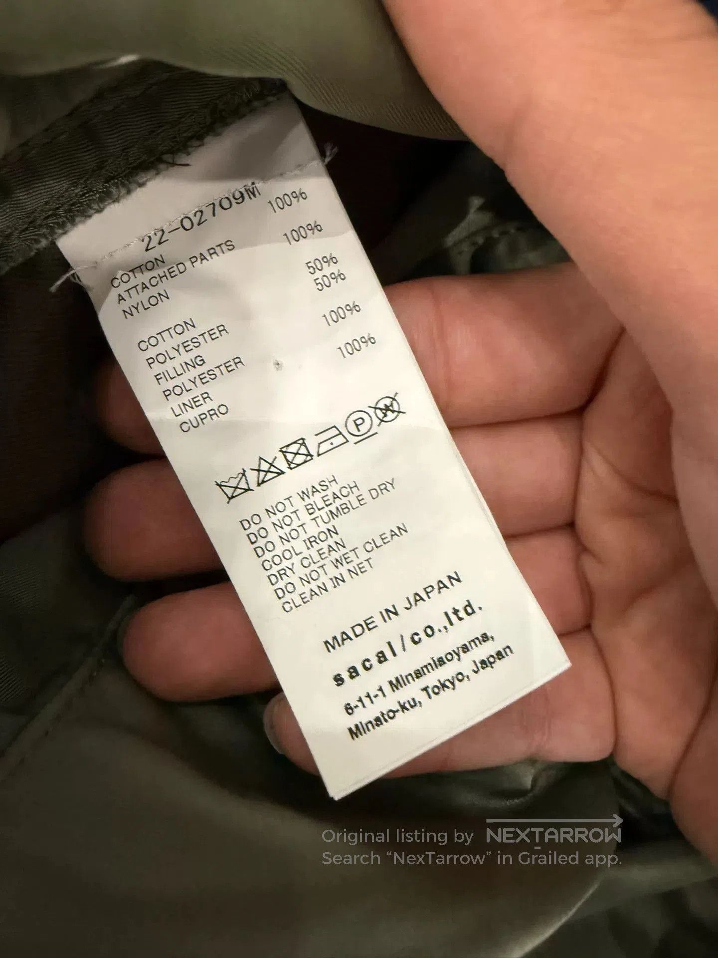 Sacai sacai MA1 Twill Blouson Jacket. Size US M / EU 48-50 / 2 - 6 Thumbnail