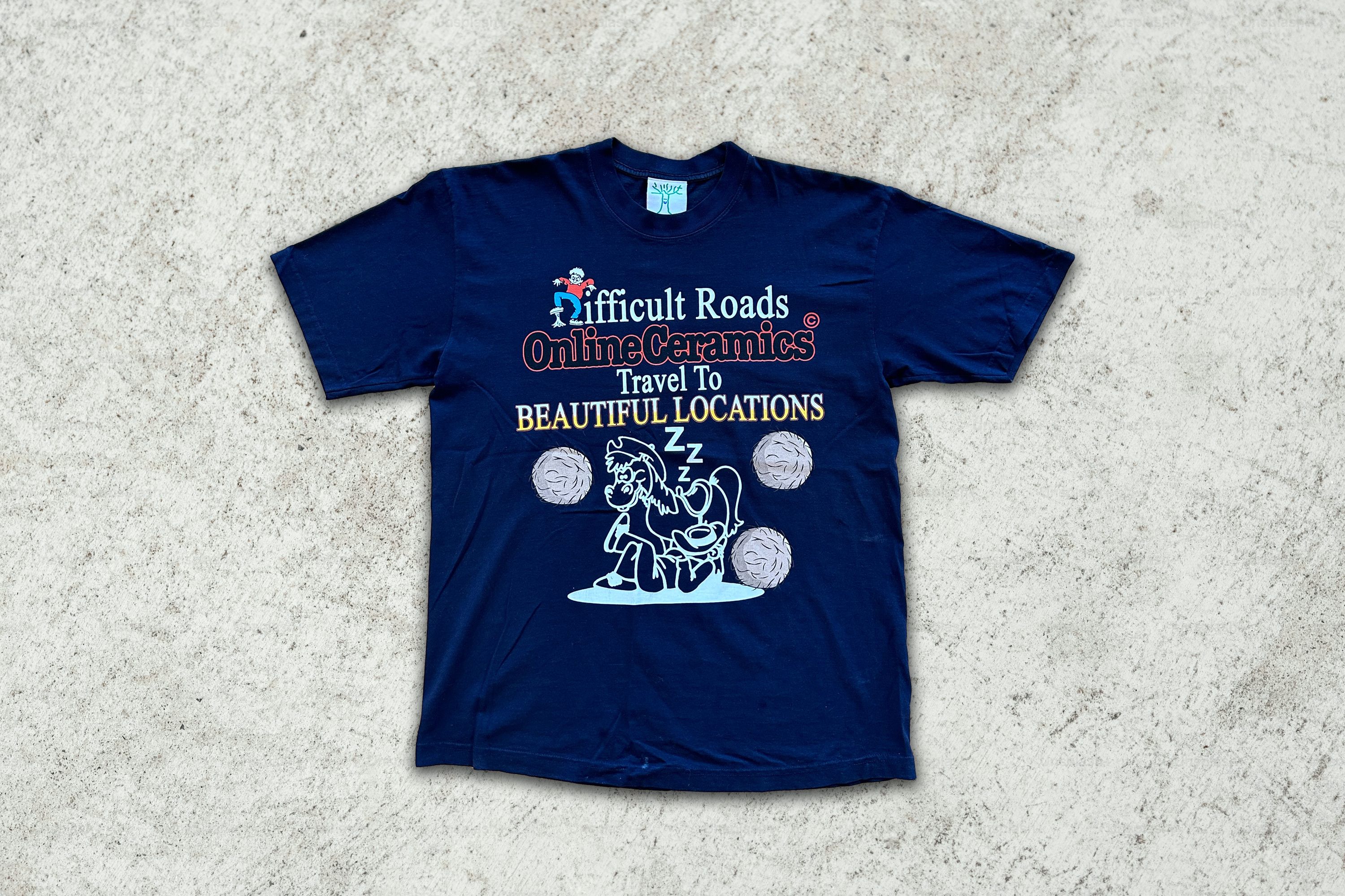 Online Ceramics Online Ceramics Difficult Roads T-Shirt Size US L / EU 52-54 / 3 - 1 Thumbnail