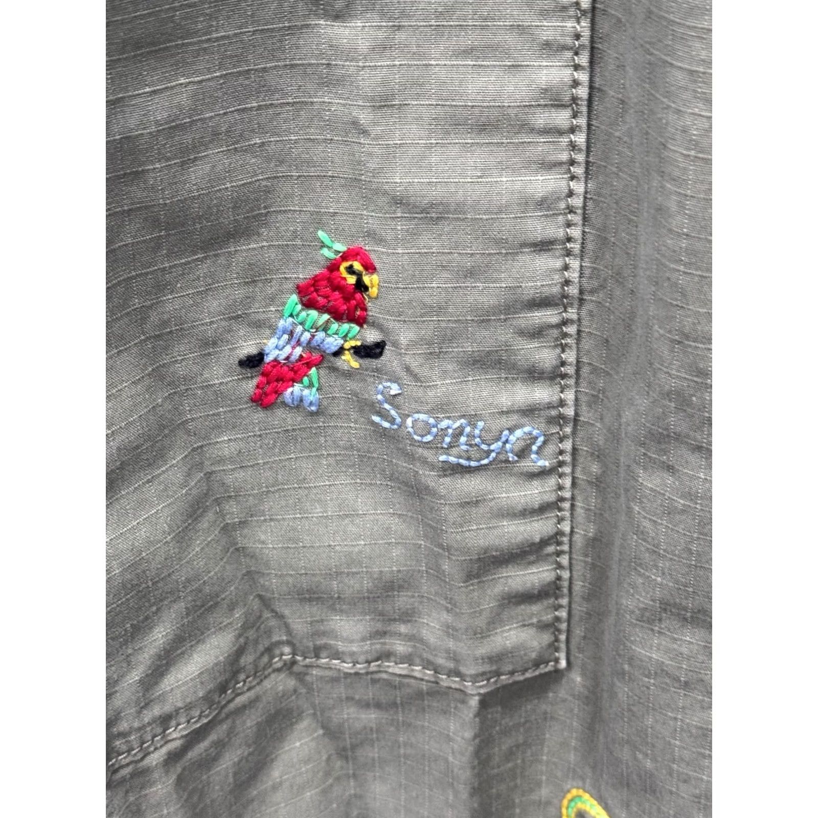 Champion Champion Pants 2XL Drawstring Peace Sign Sun Logo Stitched Rare Multicolor Mens Size US 39 - 6 Thumbnail