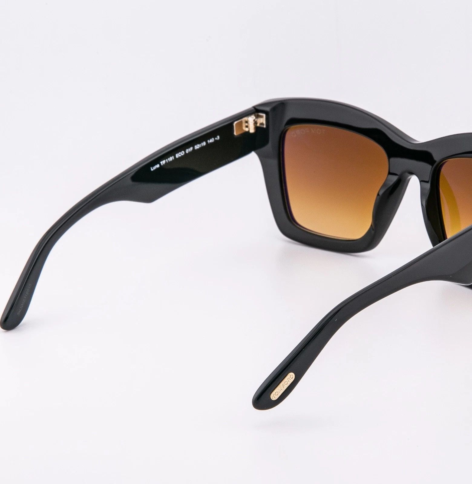 Tom Ford TOM FORD LUNA FT1191 01F Black Brown Sunglass 1191 TF1191 Size ONE SIZE - 5 Thumbnail