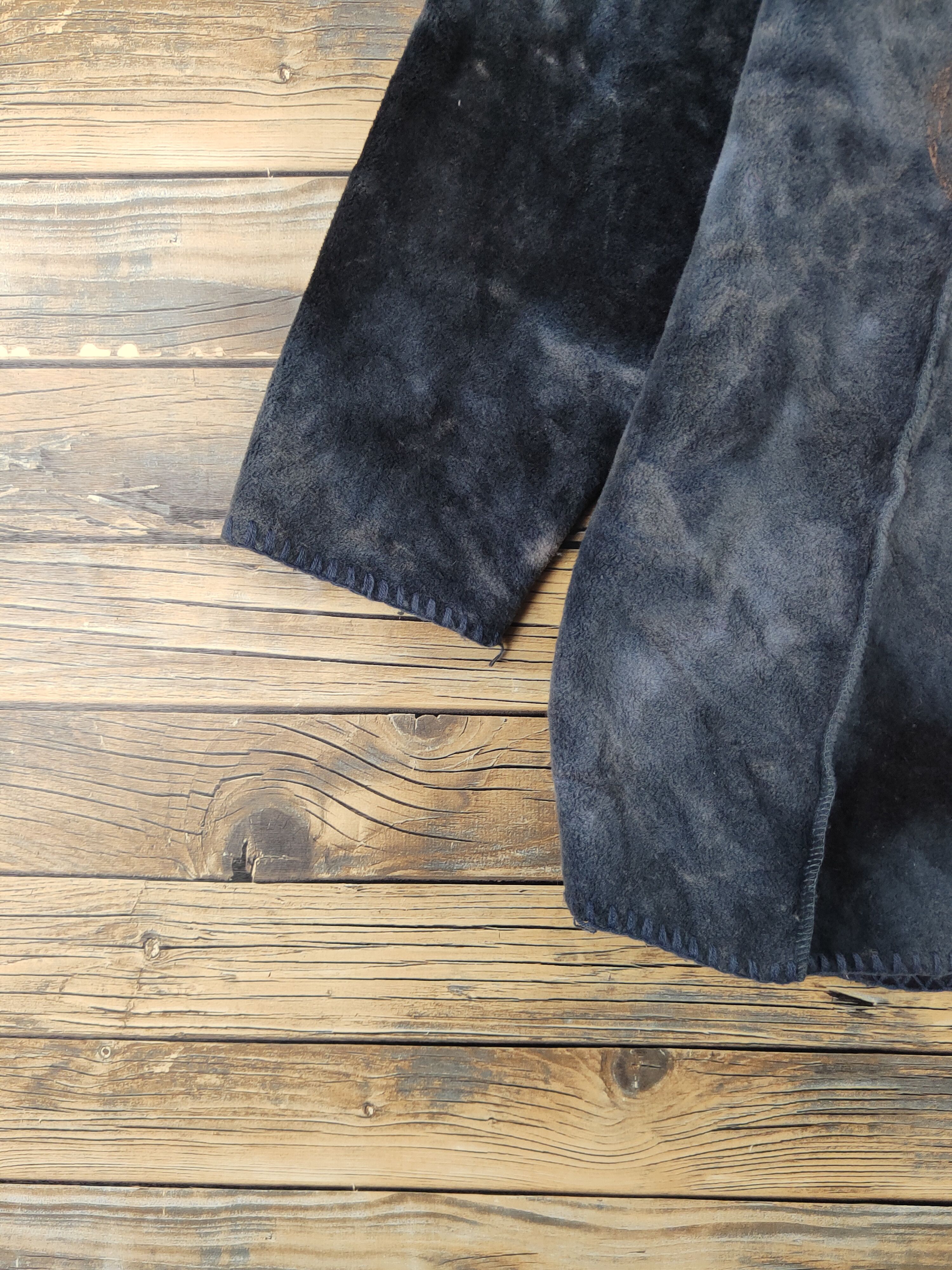 Japanese Brand × Vintage Southern World art Black Gray Wool Sweatshirts #W2168 Size L / US 10 / IT 46 - 4 Thumbnail