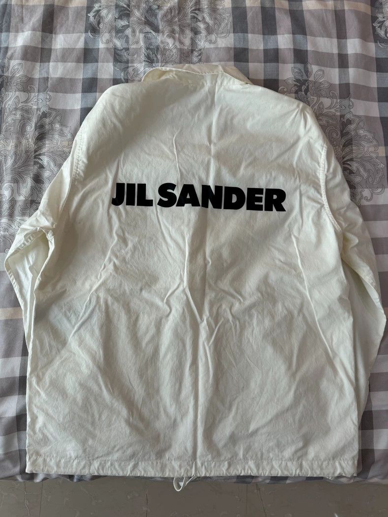 Jil Sander Jil Sander White coach jacket Size M / US 6-8 / IT 42-44 - 1 Thumbnail