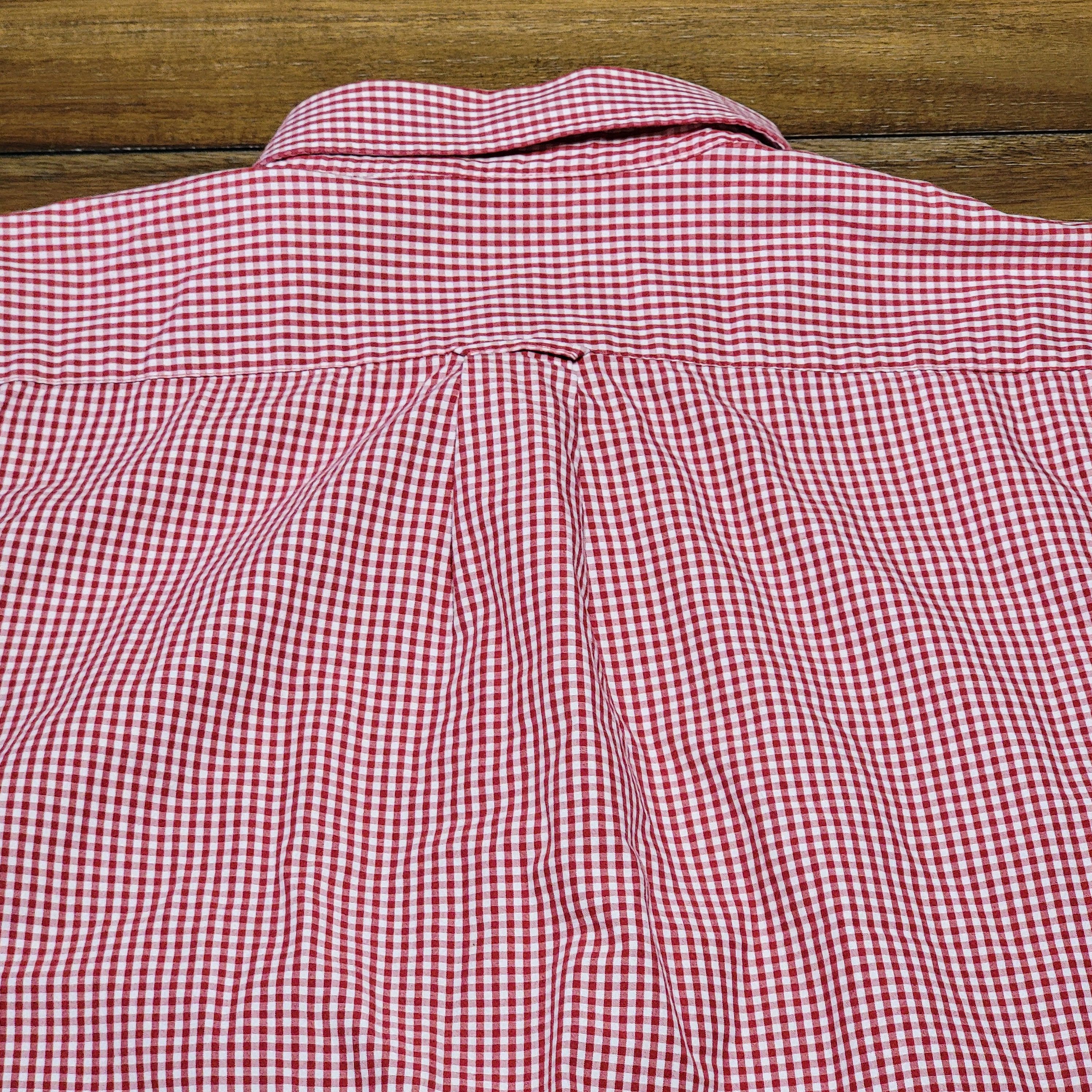 Izod IZOD Full Button LS Tiny Red & White Squares - Size XXL Size US XXL / EU 58 / 5 - 4 Thumbnail