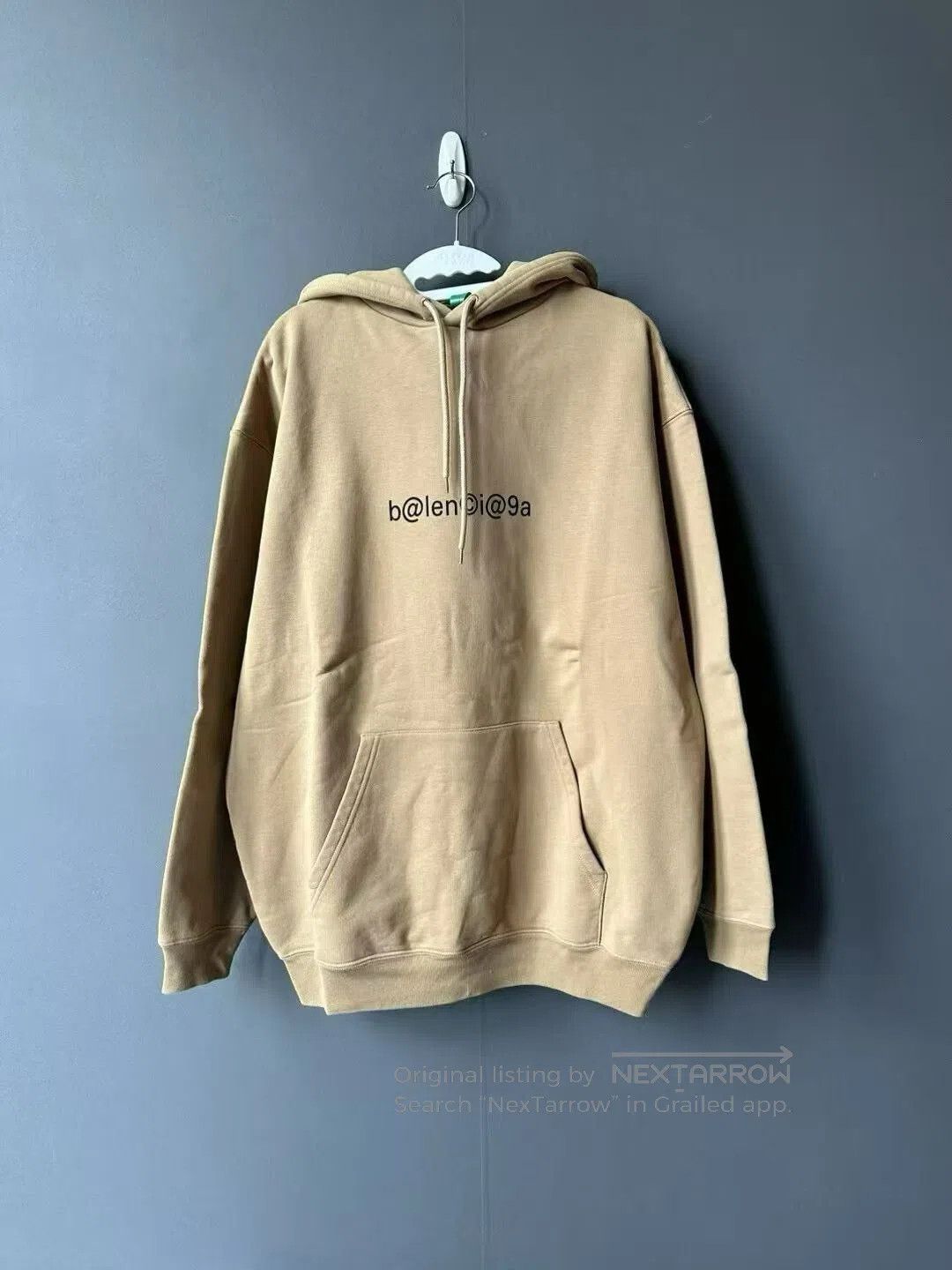Balenciaga Balenciaga Khaki Mailbox Hoodie. Size US M / EU 48-50 / 2 - 1 Thumbnail