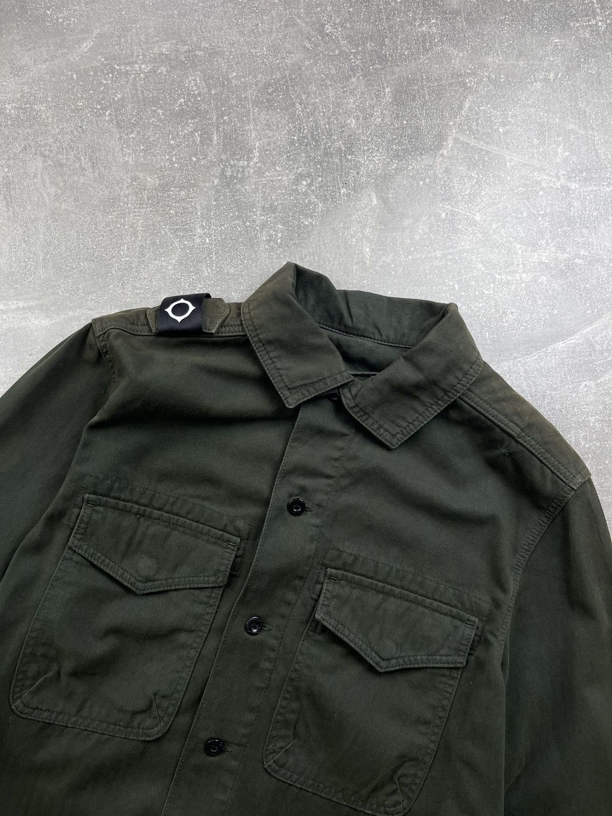 Vintage MA.STRUM NWT Two Pocket GD Overshirt Oil Slick Shirt Jacket Size US M / EU 48-50 / 2 - 3 Thumbnail