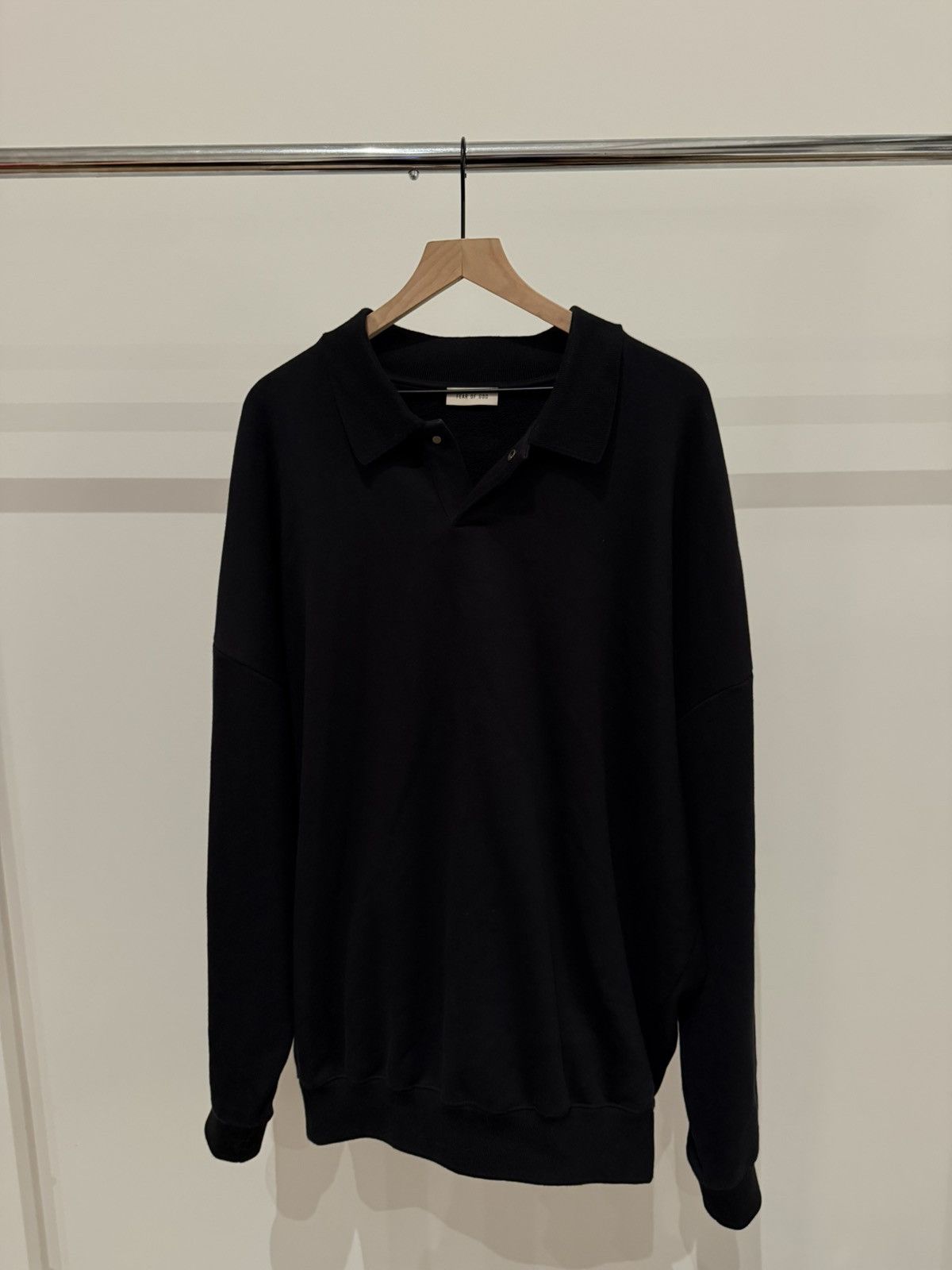 Fear of God Mainline Polo Sweatshirt Size US L / EU 52-54 / 3 - 1 Thumbnail