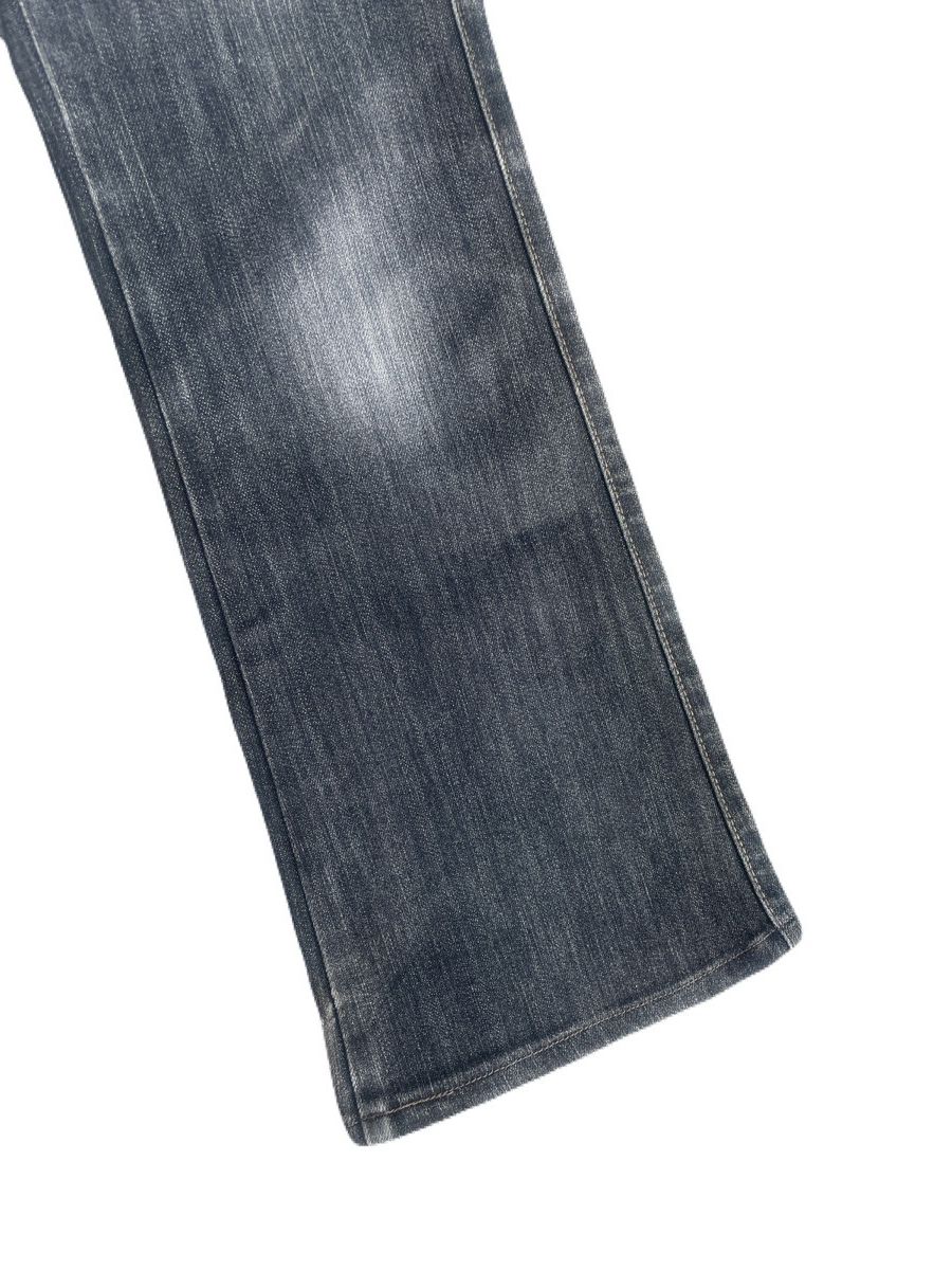 If Six Was Nine 2000s Japanese archive Vkei Flared Dark-Wash Jeans Y2K Size US 27 - 6 Thumbnail
