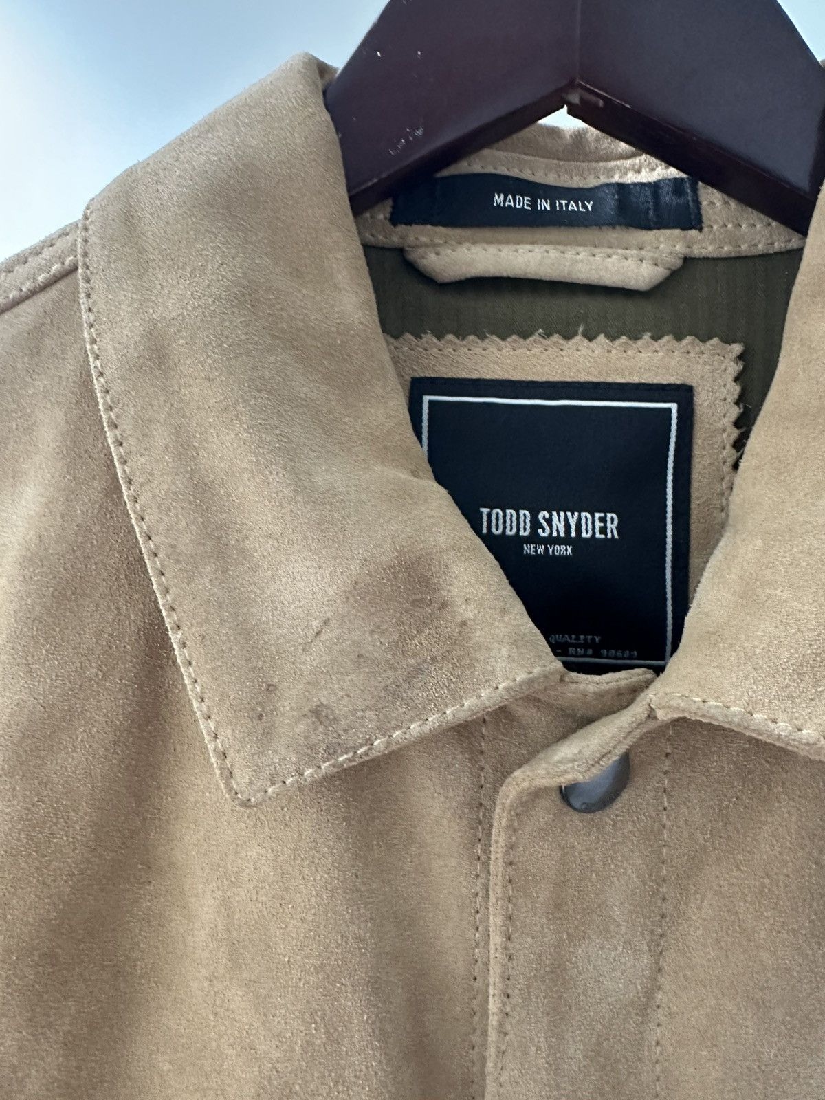 Todd Snyder Todd Snyder Suede Trucker Size US M / EU 48-50 / 2 - 3 Thumbnail