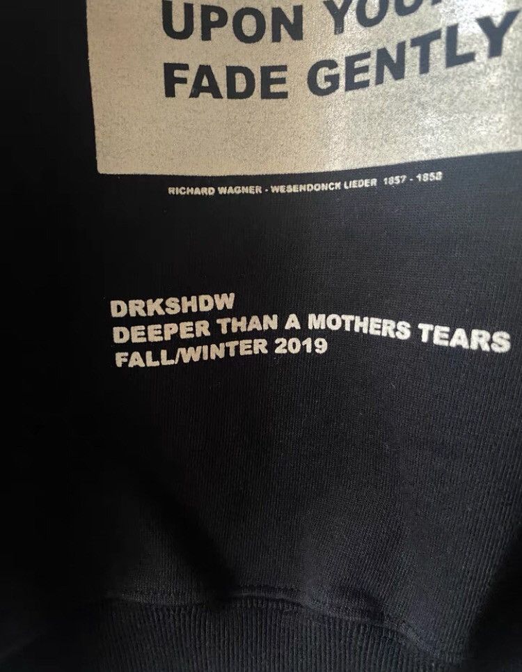 Rick Owens Rick Owens Drkshdw Letter poetry bullet screen thick Size US M / EU 48-50 / 2 - 3 Thumbnail