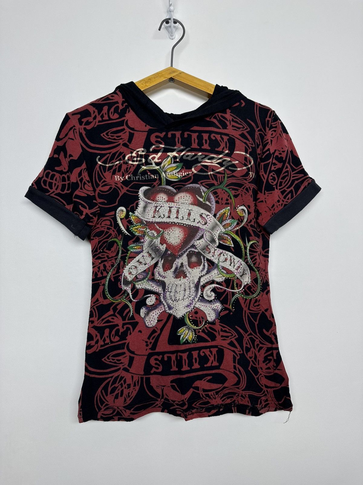 Ed Hardy Vintage Ed Hardy by Christian Audigier T-Shirt Size L / US 10 / IT 46 - 1 Thumbnail