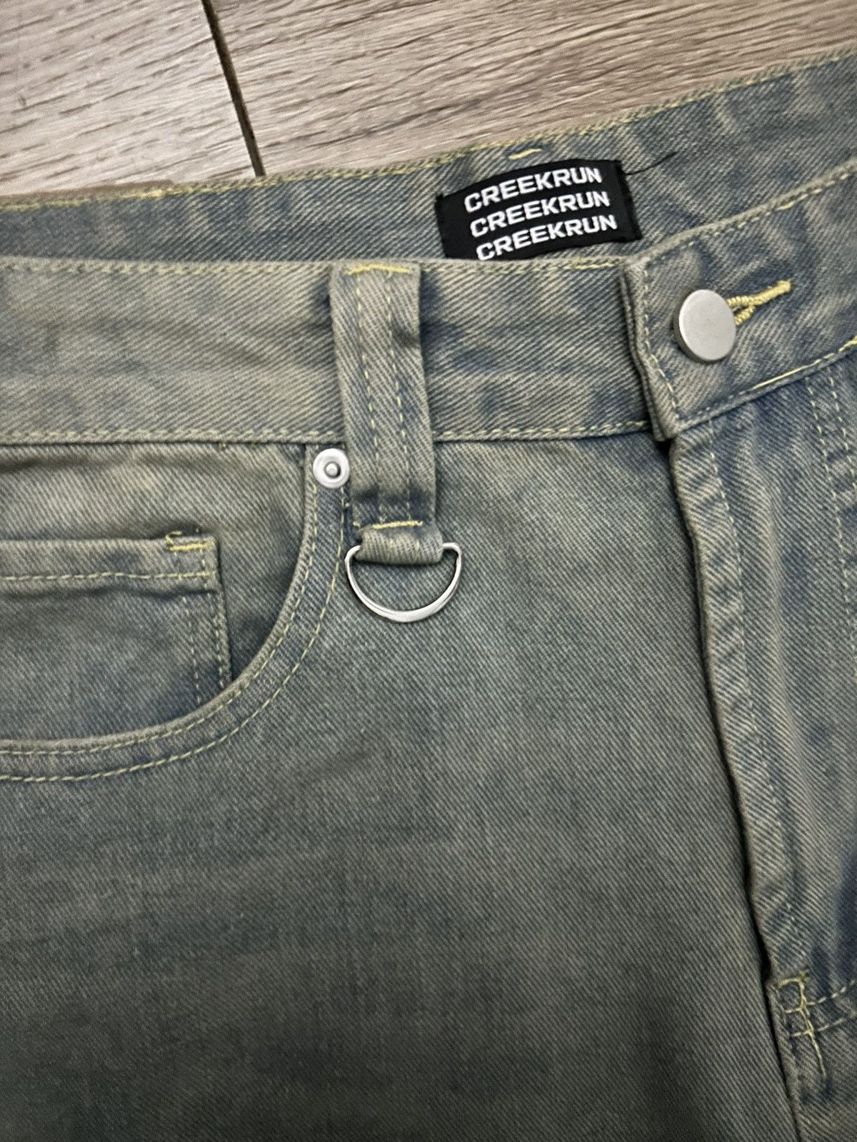 Other Blue-Grey baggy wide leg denim Size US 31 - 3 Thumbnail