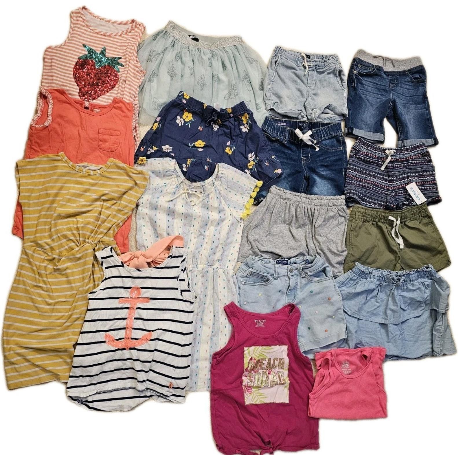 Other Girl Clothes Size 6/7 Mixed Brands lot of 17 pieces Summer Size ONE SIZE - 1 Thumbnail