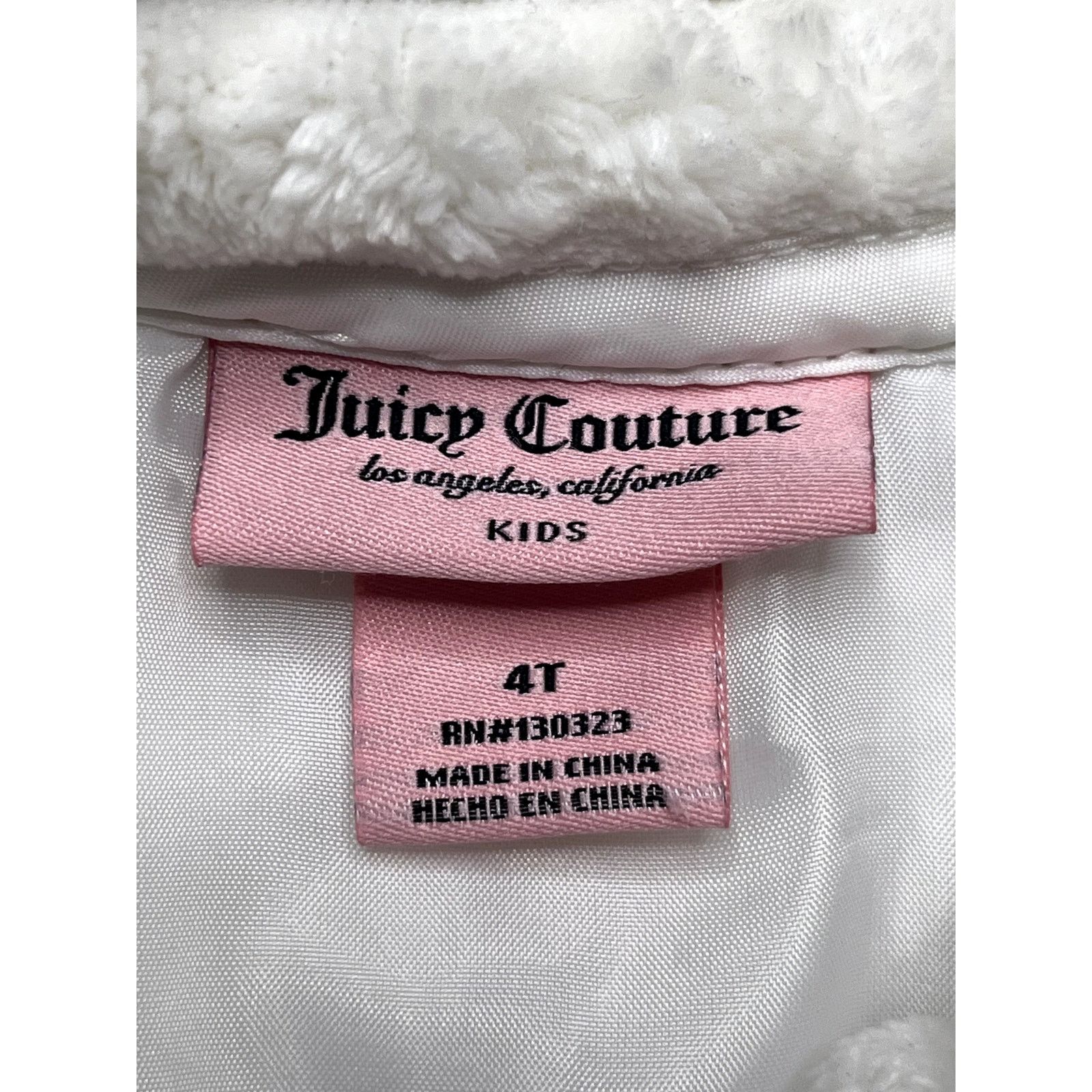 Juicy Couture Juicy Couture Jacket Girls 4T Size S / US 4 / IT 40 - 4 Thumbnail