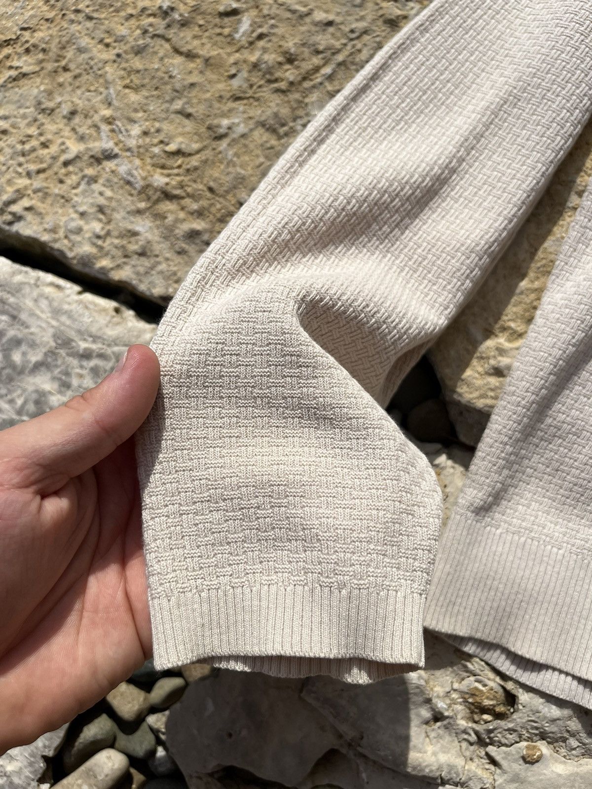 Acne Studios × Norse Projects × Our Legacy Norse Projects sigfred cotton texture knitted sweater jumper Size US M / EU 48-50 / 2 - 9 Thumbnail