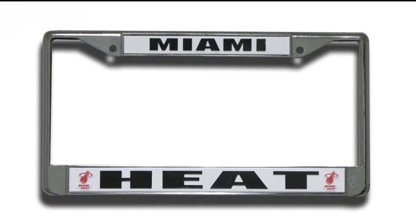 Other Miami Heat License Plate Frame Chrome Size ONE SIZE - 1 Preview