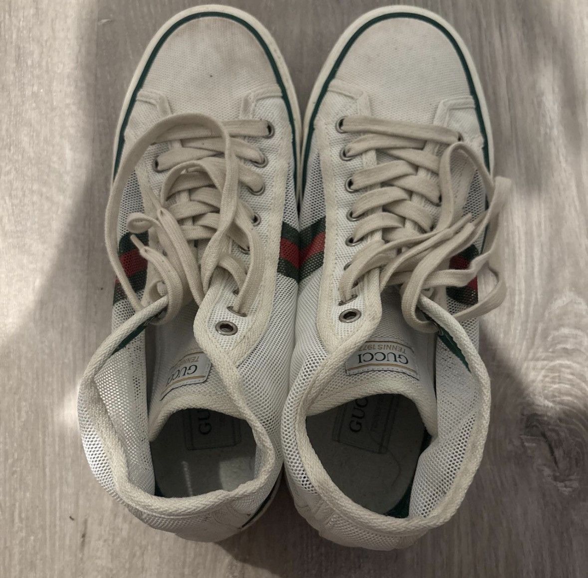 Gucci Gucci Tennis Hi-top shoes Size US 9 / EU 42 - 1 Thumbnail