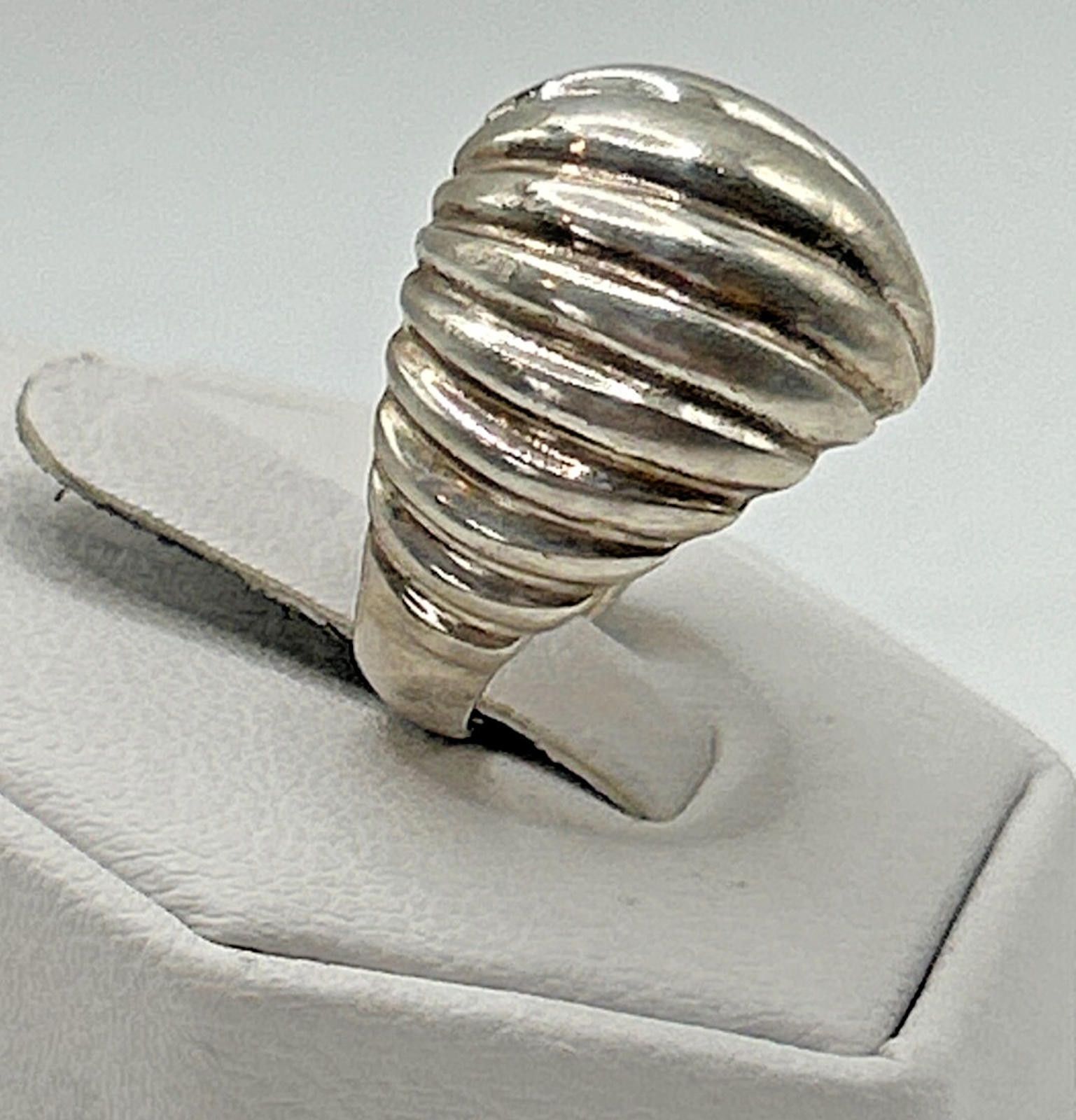 Sterling Silver 925 Vintage Sterling Silver Ring Size 6.75 Brutalist Modern Size ONE SIZE - 1 Thumbnail