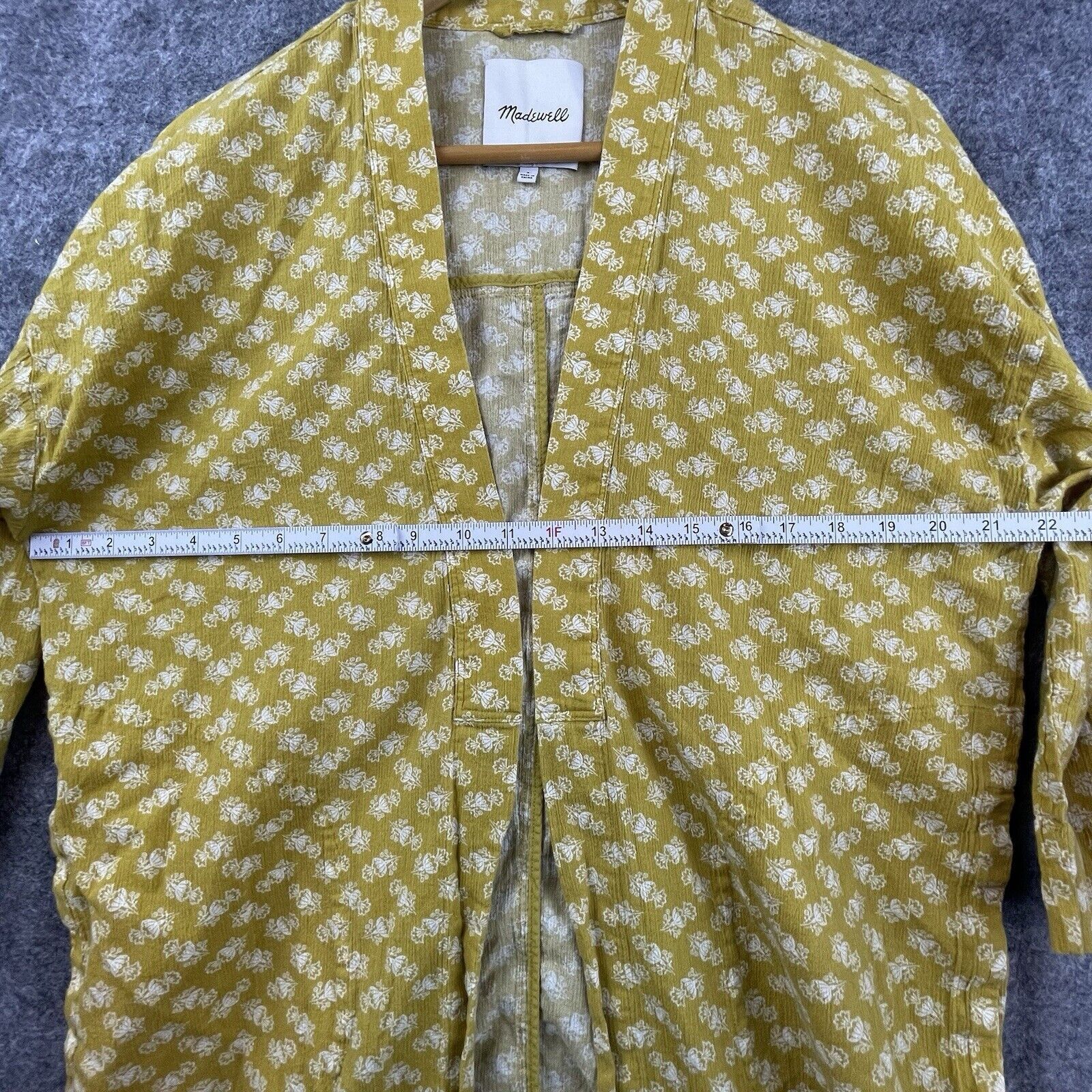 Madewell Madewell Print Robe Jacket Womens Small Golden Meadow Boho Size S / US 4 / IT 40 - 4 Thumbnail