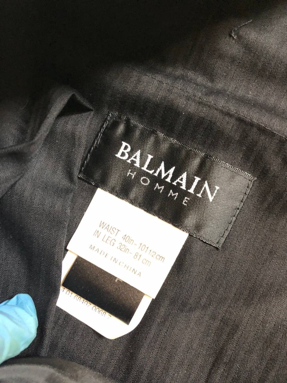 Balmain Balmain Paris Black 2 piece suit with Blazer and trousers Size US M / EU 48-50 / 2 - 20 Thumbnail