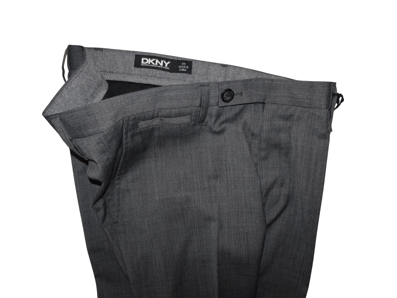 DKNY DKNY SLIM FIT DRESS TROUSERS Size US 34 / EU 50 - 3 Thumbnail