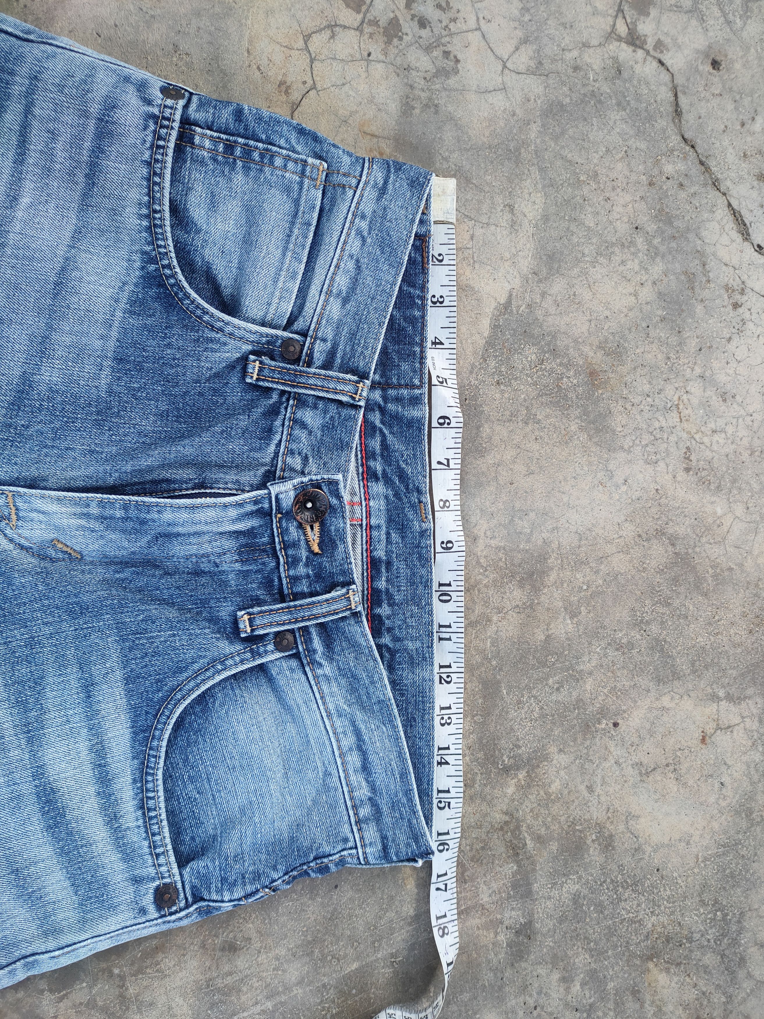 Edwin VINTAGE EDWIN FADED RIPPEP JEAN DENIM PANTS Size US 32 / EU 48 - 10 Thumbnail
