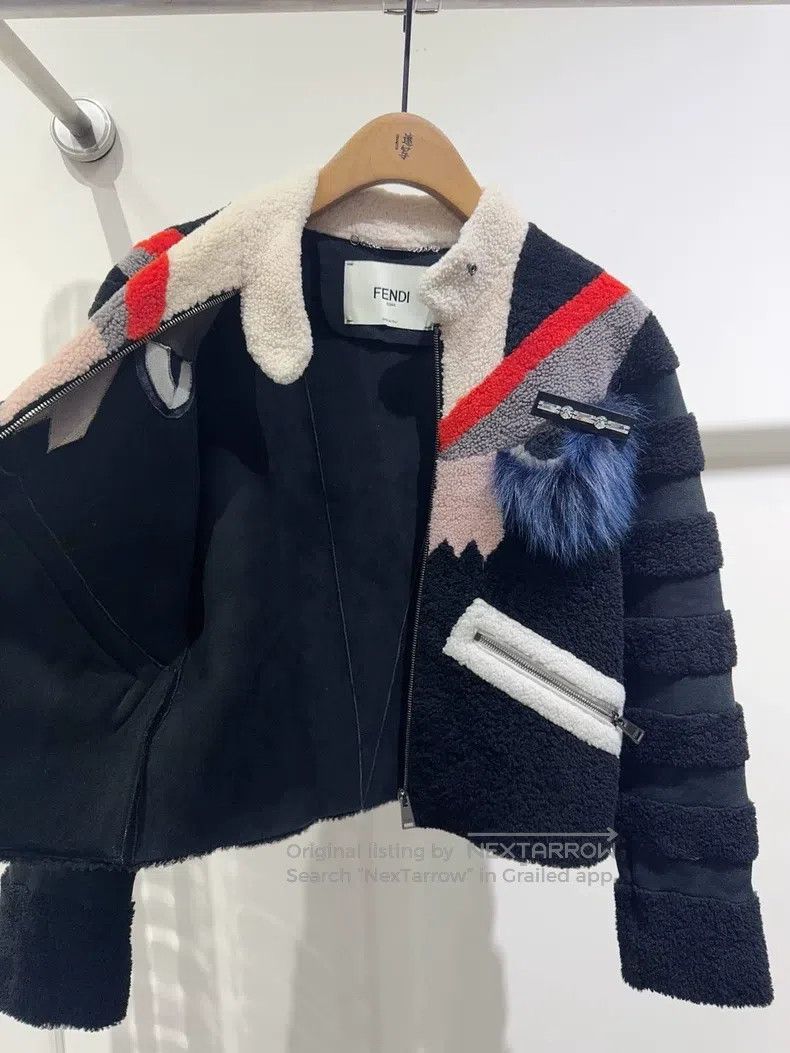 Fendi Fendi Little Devil Fur and Leather Combined Jacket Size XS / US 0-2 / IT 36-38 - 7 Thumbnail