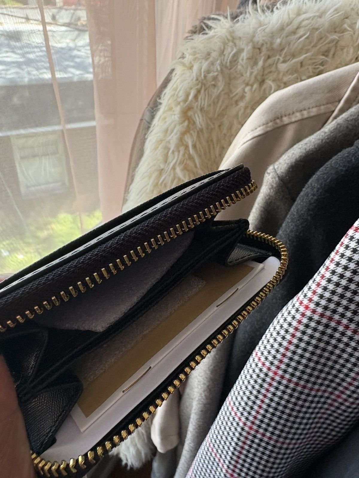 Michael Kors Michael Kors Jet Set Black Leather Wallet Size ONE SIZE - 3 Thumbnail