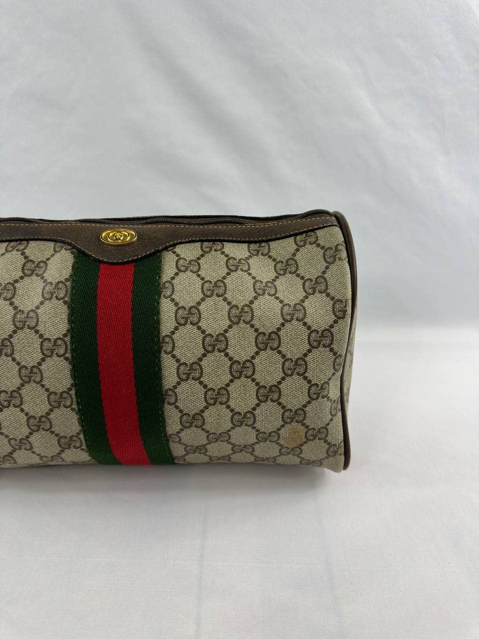 Gucci Vintage Gucci GG Supreme Web Cosmetic Bag Size ONE SIZE - 3 Thumbnail