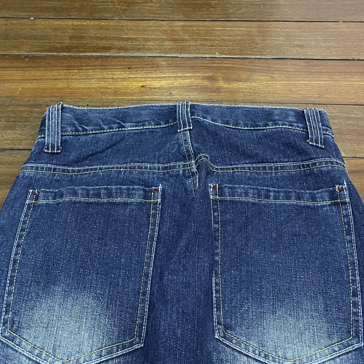 Hysteric Glamour × Japanese Brand × Vintage Rare Design Vintage Brand Bat-sub Studio Jeans 1990s Size US 30 / EU 46 - 4 Thumbnail