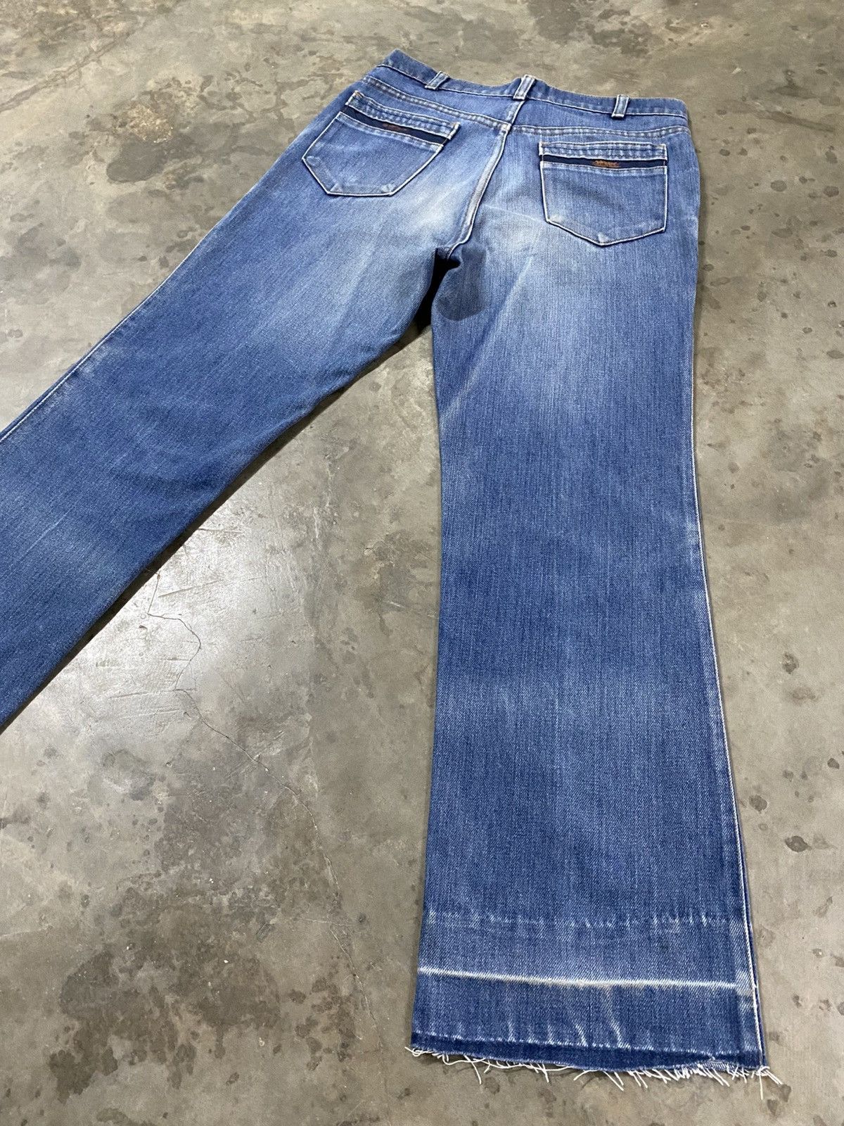 Jean × Levi's × Vintage Flare Jeans Vintage Levis Distressed Denim Boot Cut @220 Size US 32 / EU 48 - 15 Thumbnail