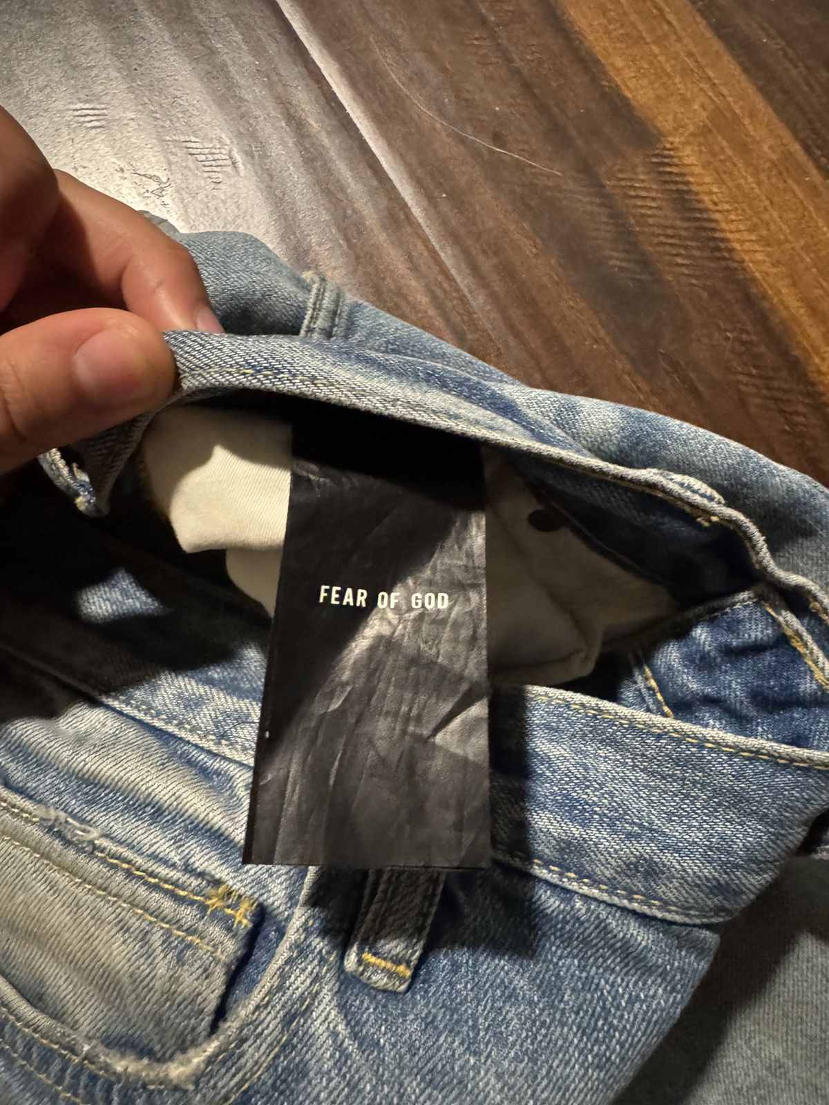 Fear of God Fear of God 7th Collection Distressed Jeans (5 Yr Indigo) Size US 32 / EU 48 - 10 Thumbnail
