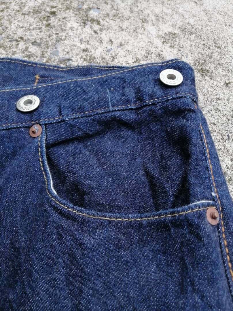 Sugar Cane Vintage Sugar Cane Buckle Selvedge Denim Jeans Size US 31 - 8 Thumbnail