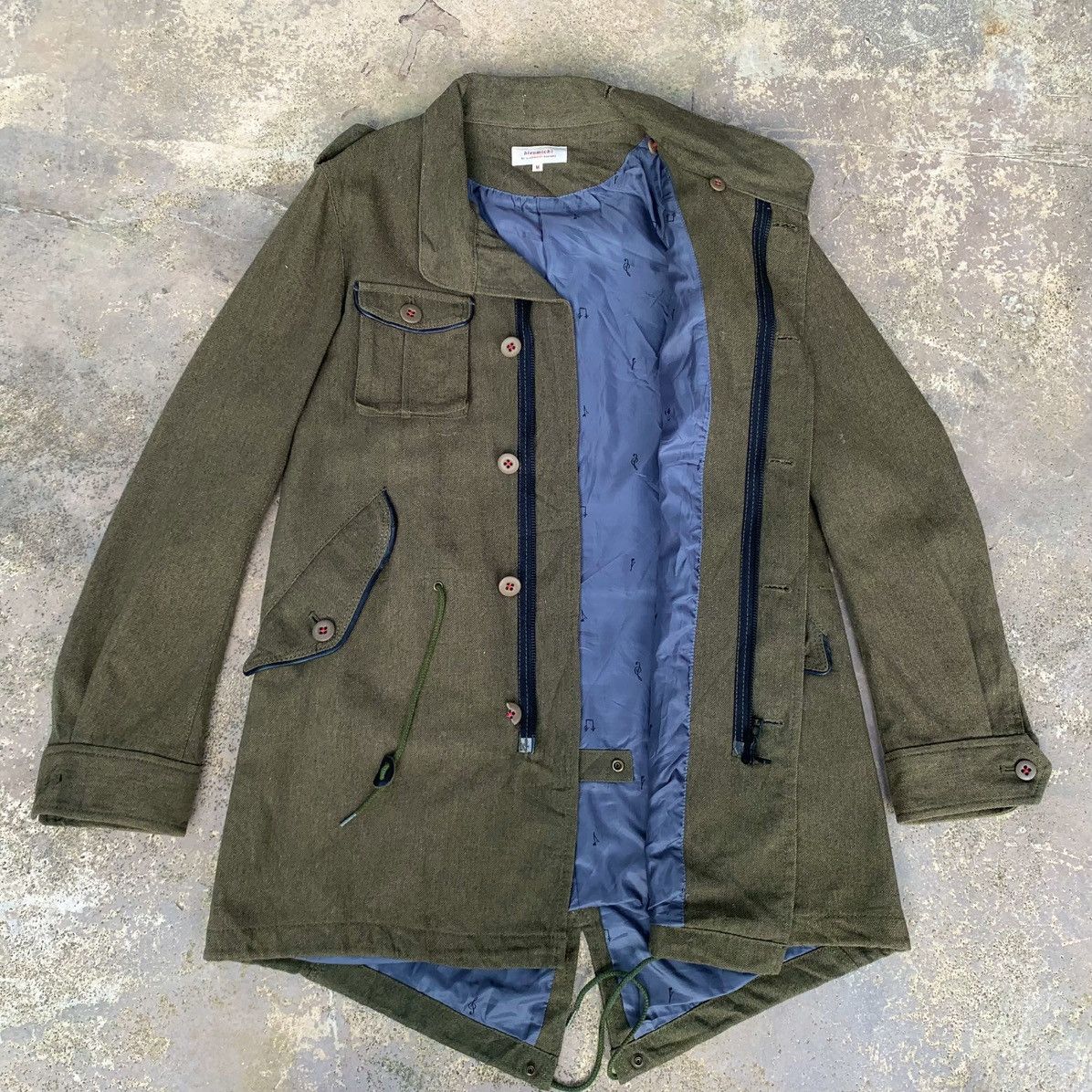 Other Hiromichi Nakano Wool Military Jacket Japanese Designer Size US M / EU 48-50 / 2 - 1 Thumbnail