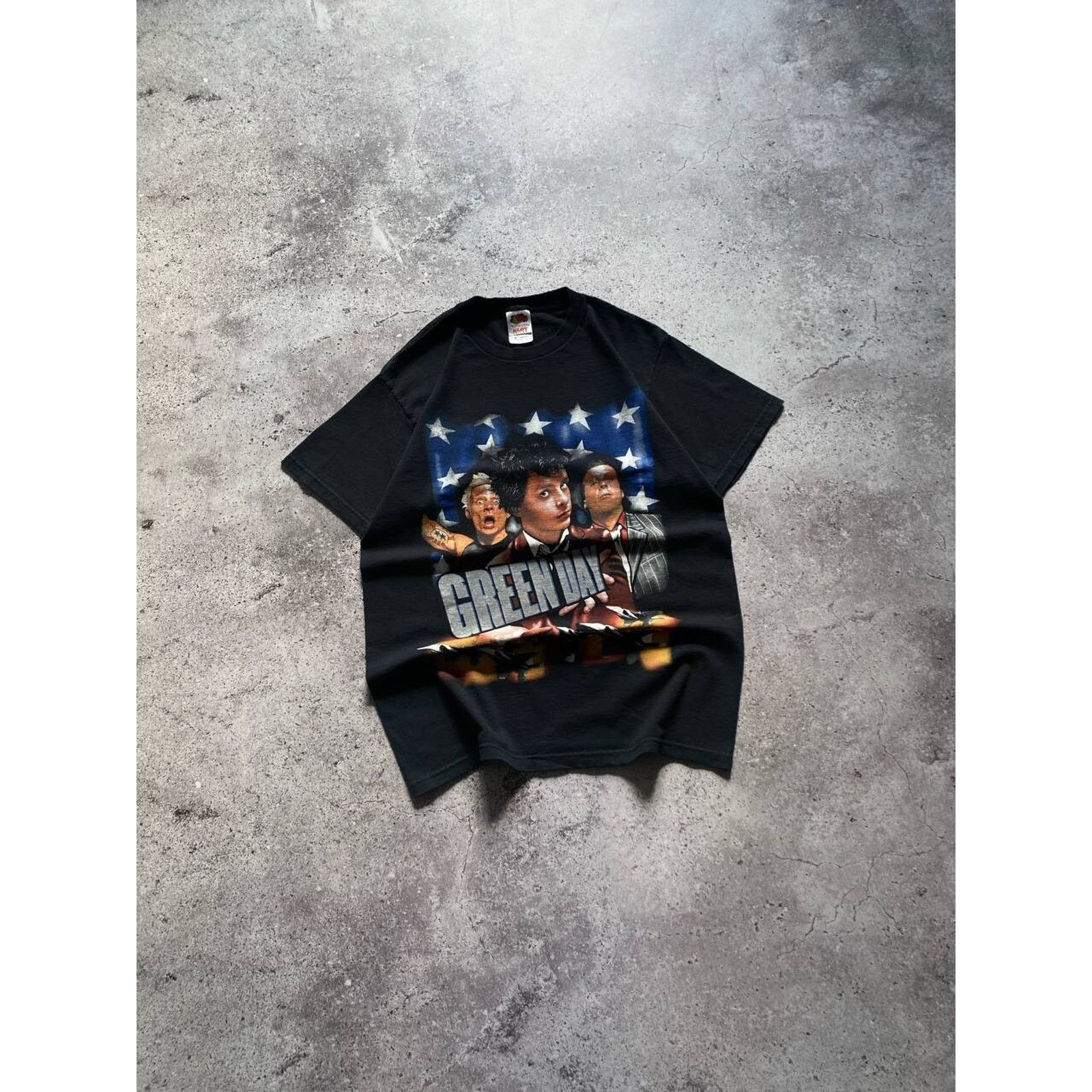 Band Tees × Vintage VINTAGE 2000s GREEN DAY “WARNING” ALBUM PUNK ROCK BAND TEE Size US M / EU 48-50 / 2 - 3 Thumbnail