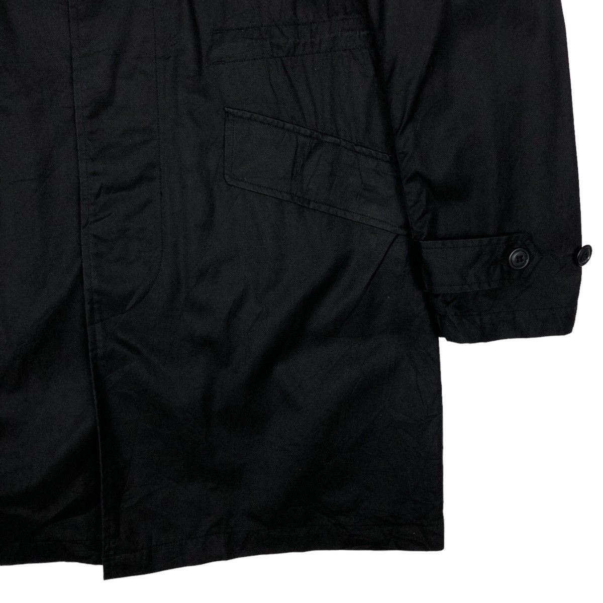 Issey Miyake 🔥Rich Black - Fly Coats Long Jacket Journal Standard Japan Size US M / EU 48-50 / 2 - 5 Thumbnail
