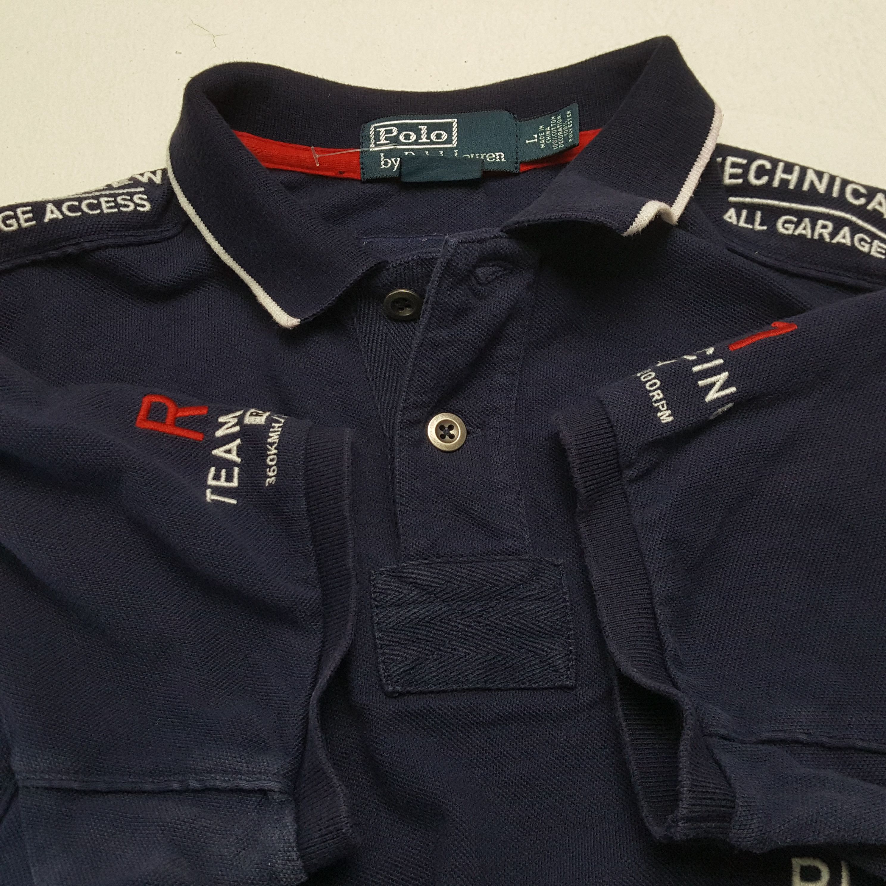 Polo Ralph Lauren × Vintage Vintage POLO by RALPH LAUREN Luxury Fashion Brand Polos Size US L / EU 52-54 / 3 - 8 Thumbnail
