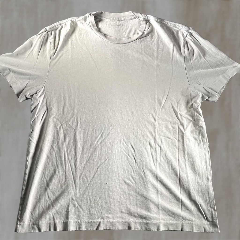 Allsaints VINTAGE AllSaints Musica SS Crew Shirt Mens Large Gray 100% Cotton Made Portugal Size US L / EU 52-54 / 3 - 1 Thumbnail