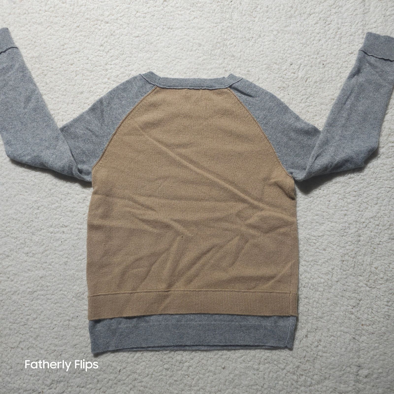 Other Halogen 100% Cashmere Sweater Small Petite Tan Gray Mixed Size S / US 4 / IT 40 - 8 Thumbnail