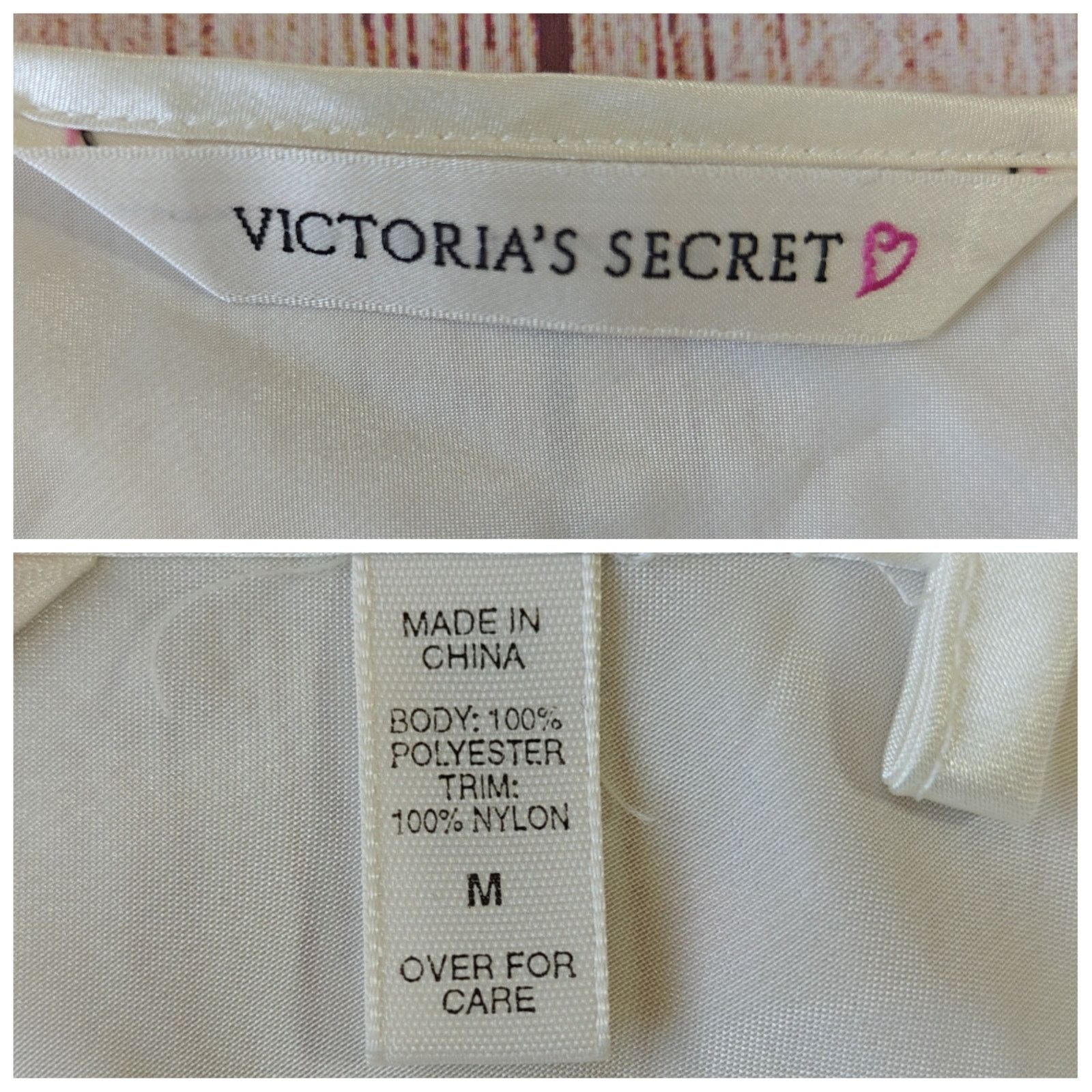 Victoria's Secret Vintage 90s embellished lace chiffon teddy sz M Size ONE SIZE - 9 Thumbnail