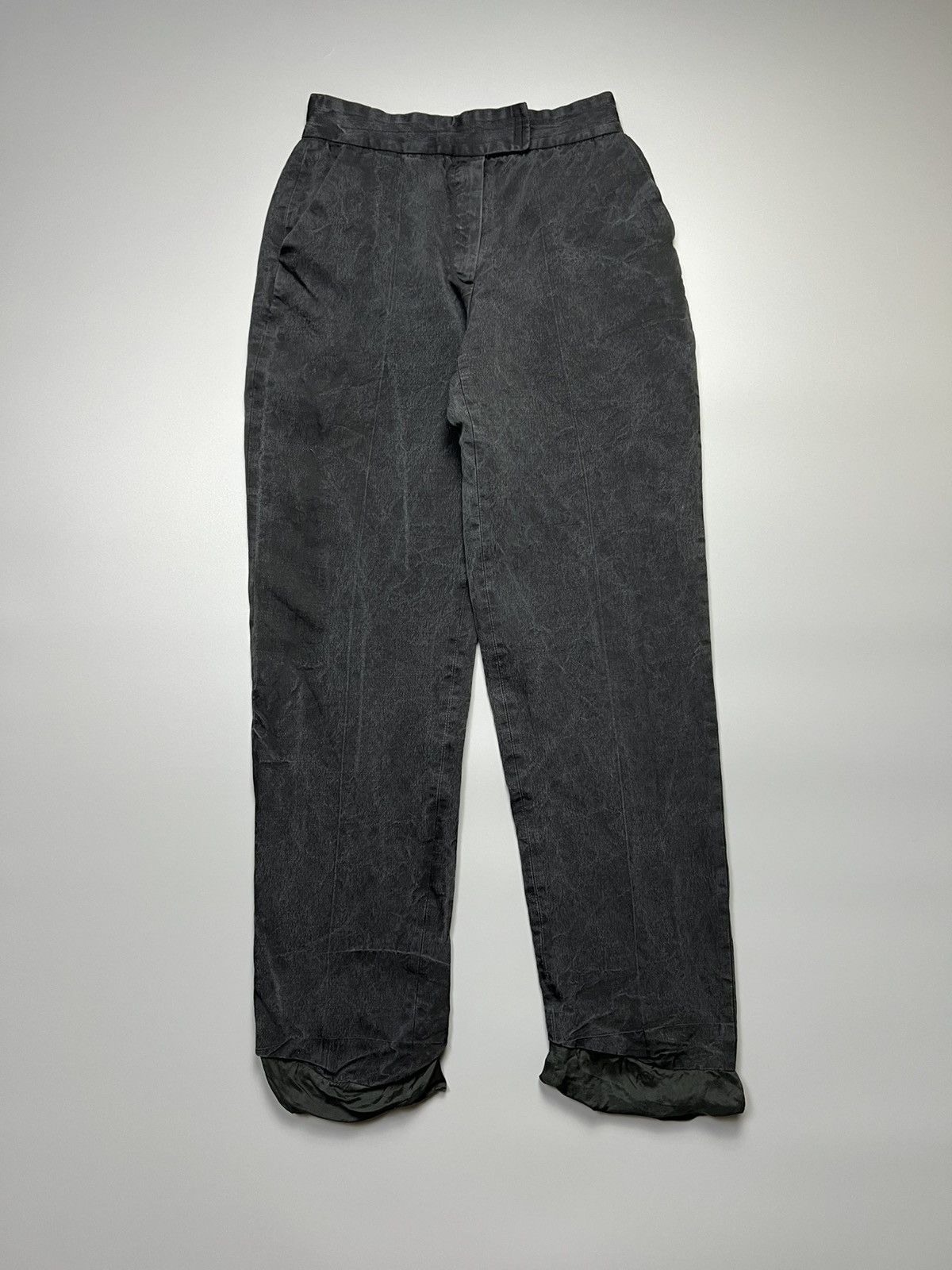 Prada Prada - 1990s MiuMiu Era Washed Design Trouser Pants Size 30" / US 8 / IT 44 - 1 Thumbnail