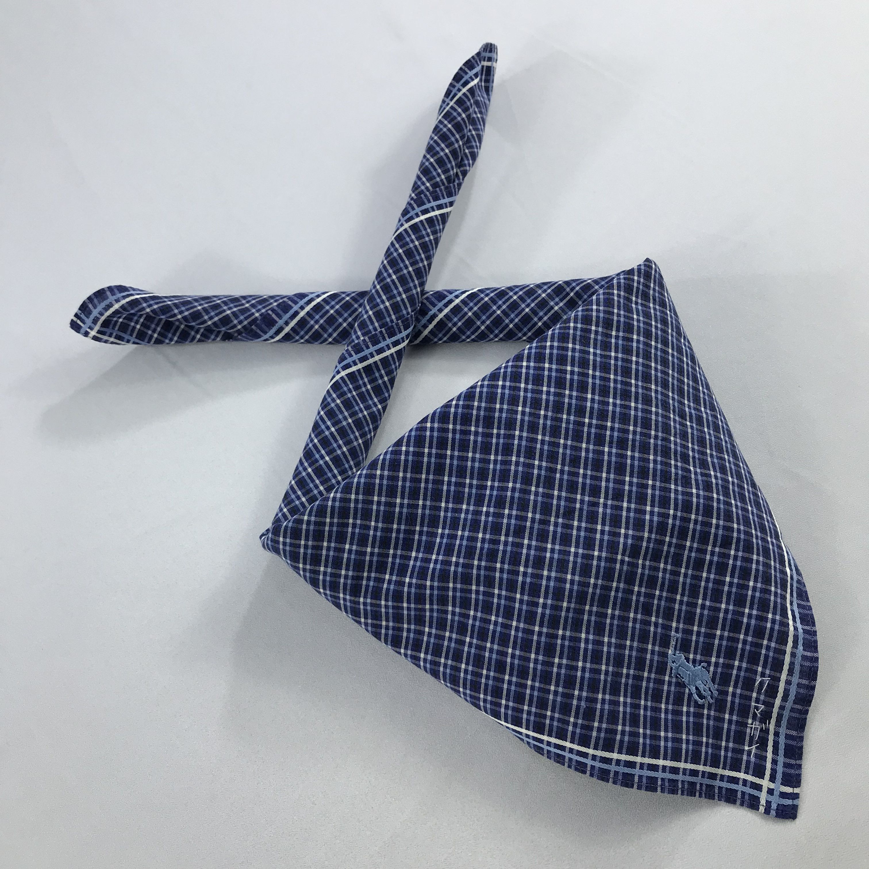 Polo Ralph Lauren × Vintage Polo Ralph Lauren Bandana / Handkerchief/Neckerchief -S2720 Size ONE SIZE - 4 Thumbnail